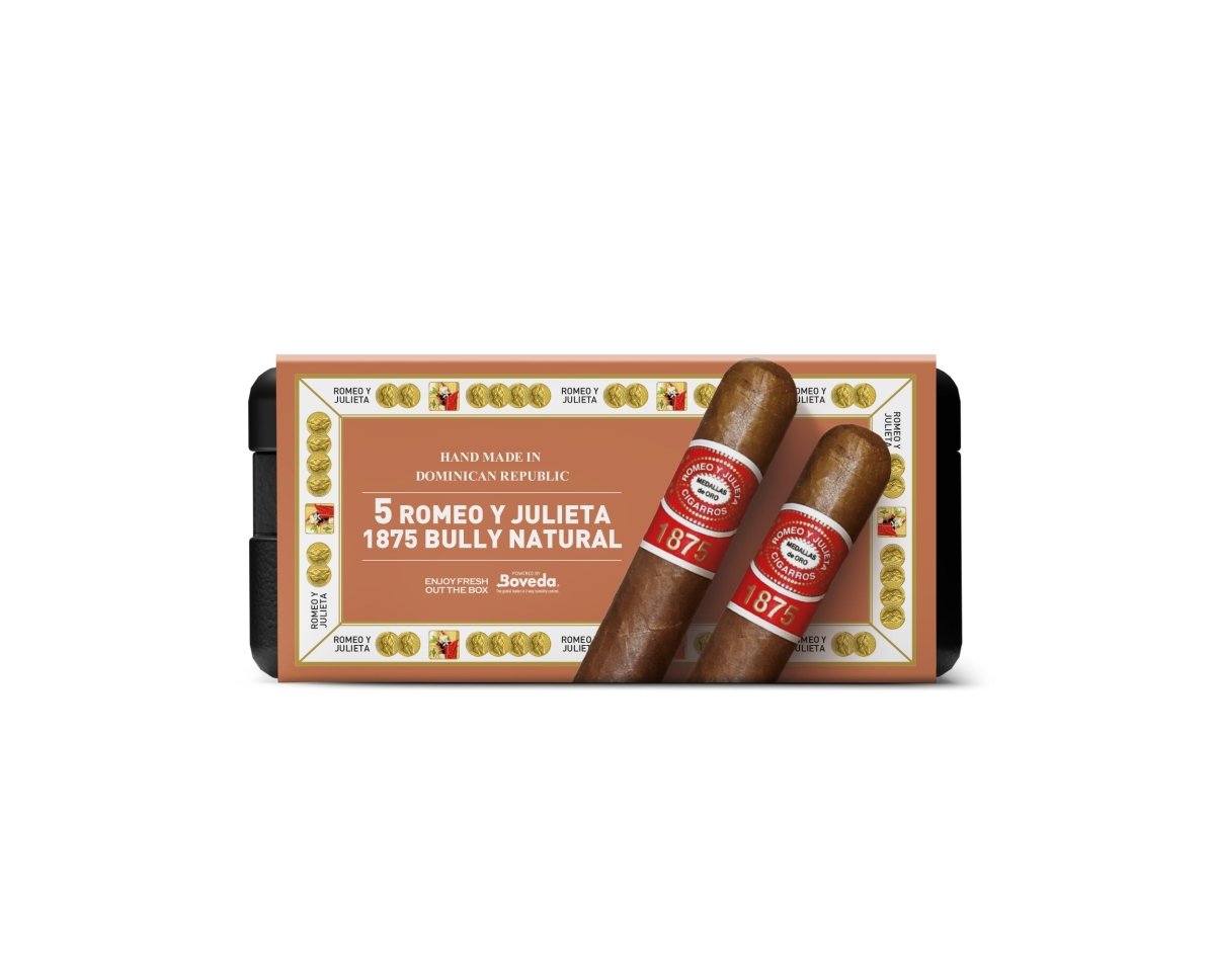 Romeo Y Julieta 1875 Bully 5ct Cigar Set + Personal Humidor by CigarBros | Keg N Bottle