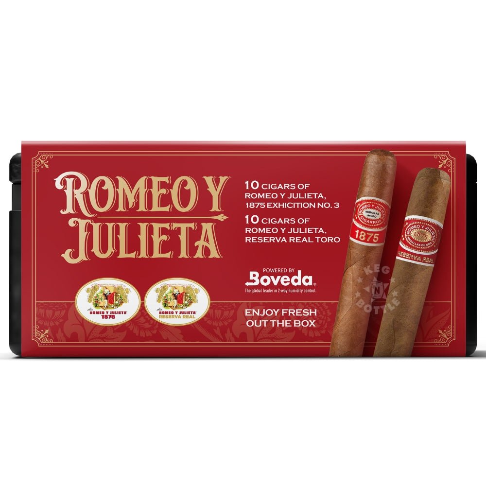 Romeo Y Julieta 1875 Bully 5ct Cigar Set + Personal Humidor by CigarBros | Keg N Bottle