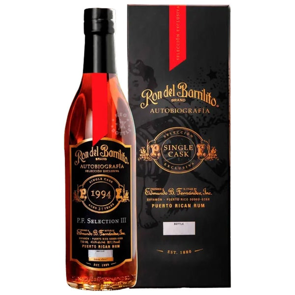 Ron Del Barrilito Don Pedro Fernández Selection III Aged Rum