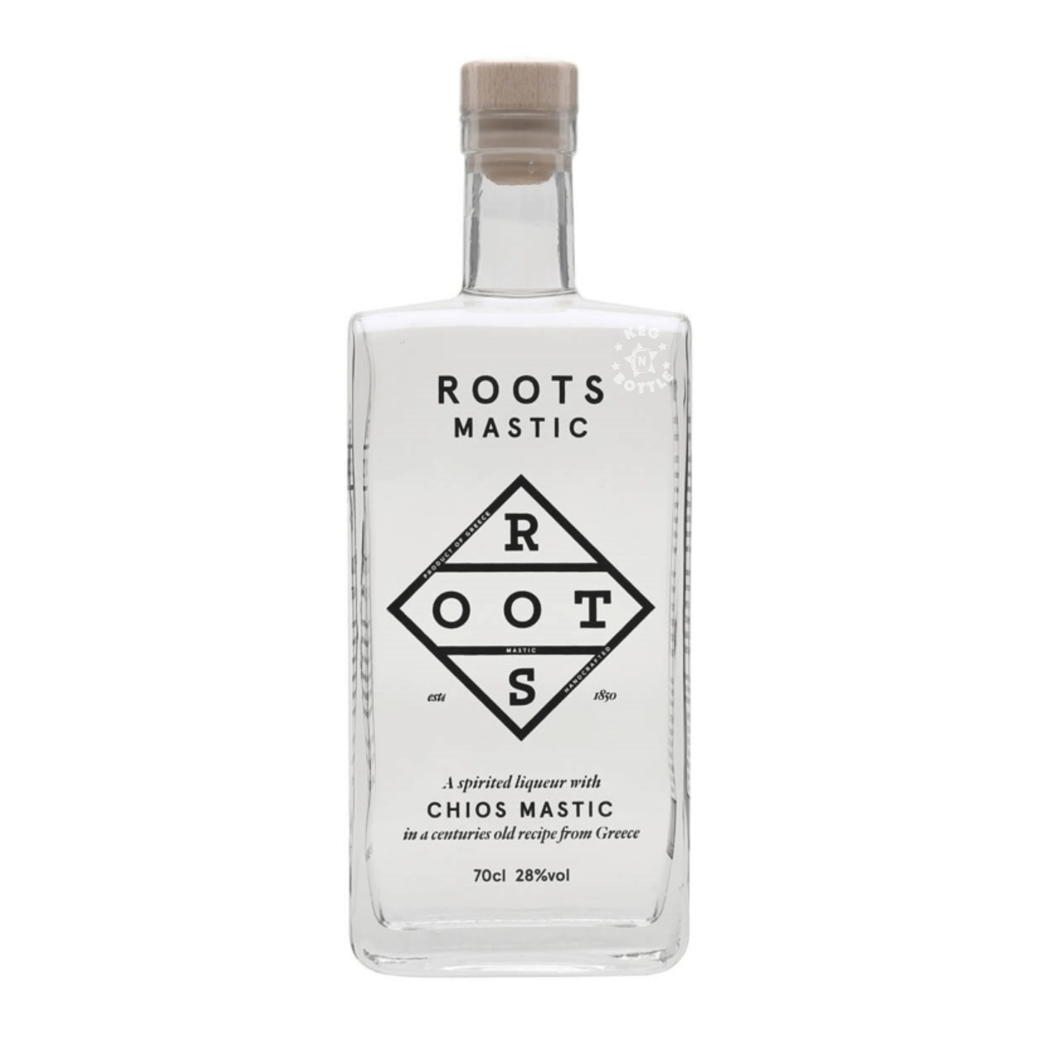Roots Mastic Liqueur Chios Mastic (750 ml) | Keg N Bottle