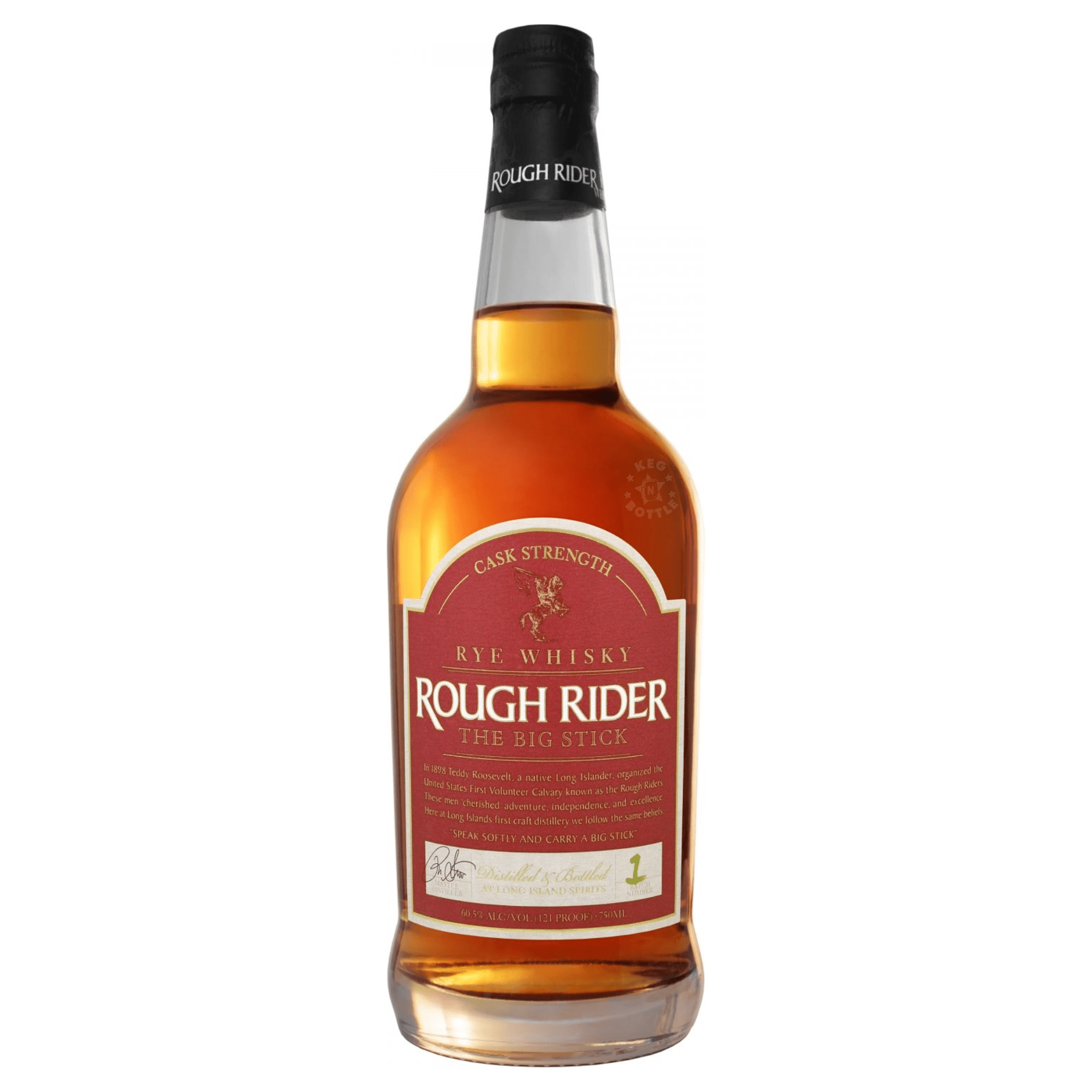 Rough Rider The Big Stick Cask Strength Rye Whisky (750 ml) | Keg N Bottle