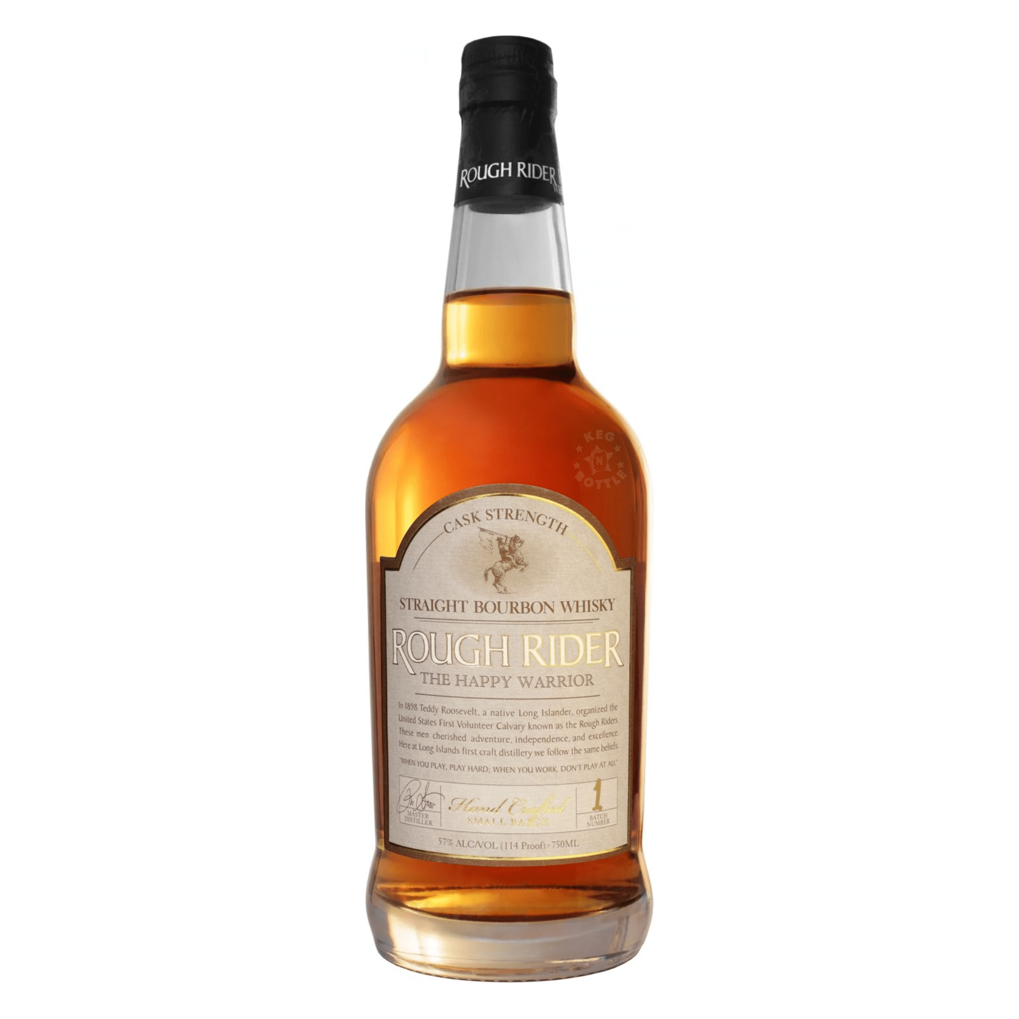 Rough Rider The Happy Warrior Cask Strength Whisky (750 ml) | Keg N Bottle