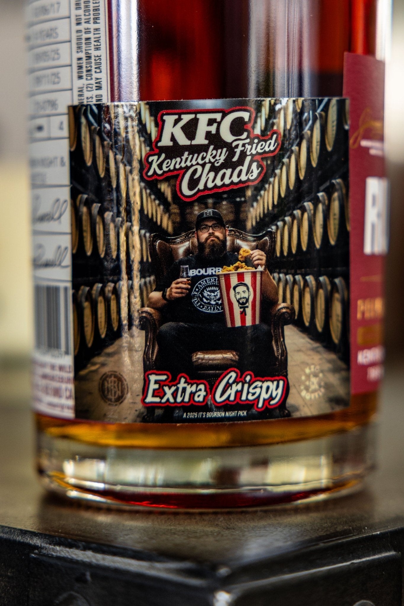 Russell's Reserve Private Barrel Selection (Barrel 25 - 0796 - Kentucky Fried Chads: Extra Crispy) - It's Bourbon Night & Keg N Bottle Private Barrel Pick 750 ml | Keg N Bottle