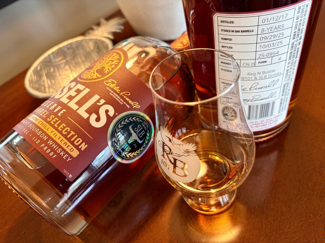 Russell's Reserve Private Barrel Selection (Barrel 25 - 0954 - Riley Children’s Hospital) - Rare Bird 101 & Keg N Bottle Private Barrel Pick 750 ml | Keg N Bottle