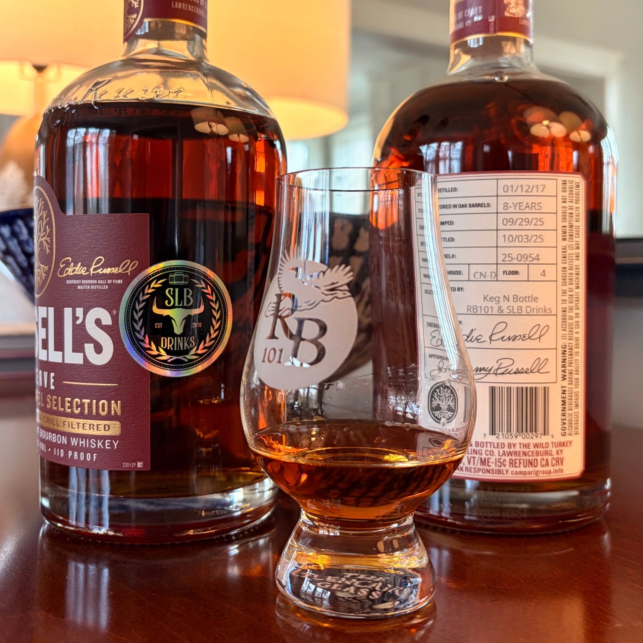 Russell's Reserve Private Barrel Selection (Barrel 25 - 0954 - Riley Children’s Hospital) - Rare Bird 101 & Keg N Bottle Private Barrel Pick 750 ml | Keg N Bottle
