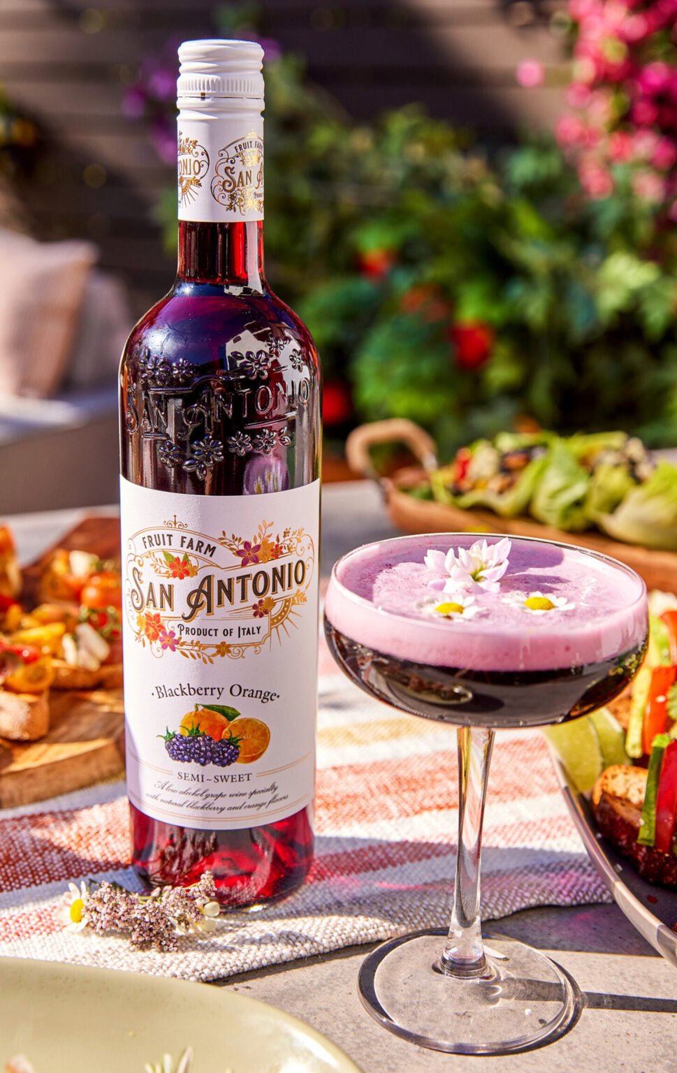 San Antonio Blackberry Orange Wine (750 mL) | Keg N Bottle