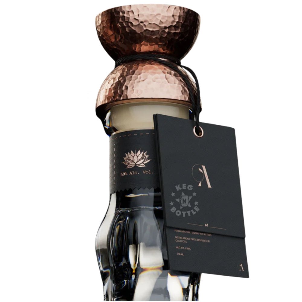 Santa Almagia Tobalá Aged 1 Year Ancestral Mezcal 750ml limited edition bottle 3