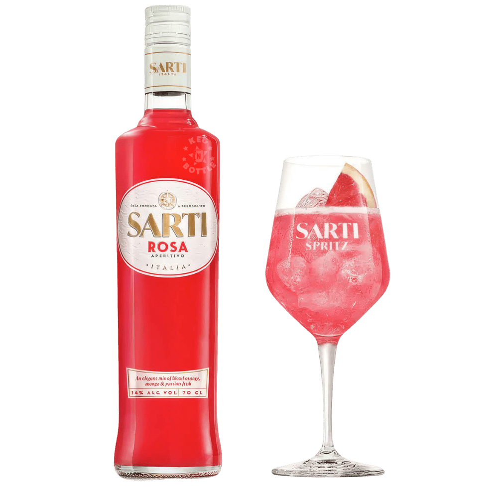 Sarti Rosa Italian Aperitif 700mL bottle. 2