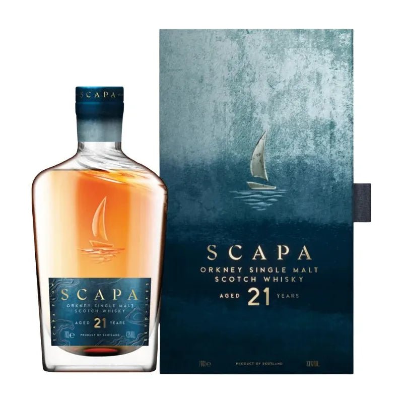Scapa 21 Year Single Malt Scotch Whiskey (700mL) - Keg N Bottle