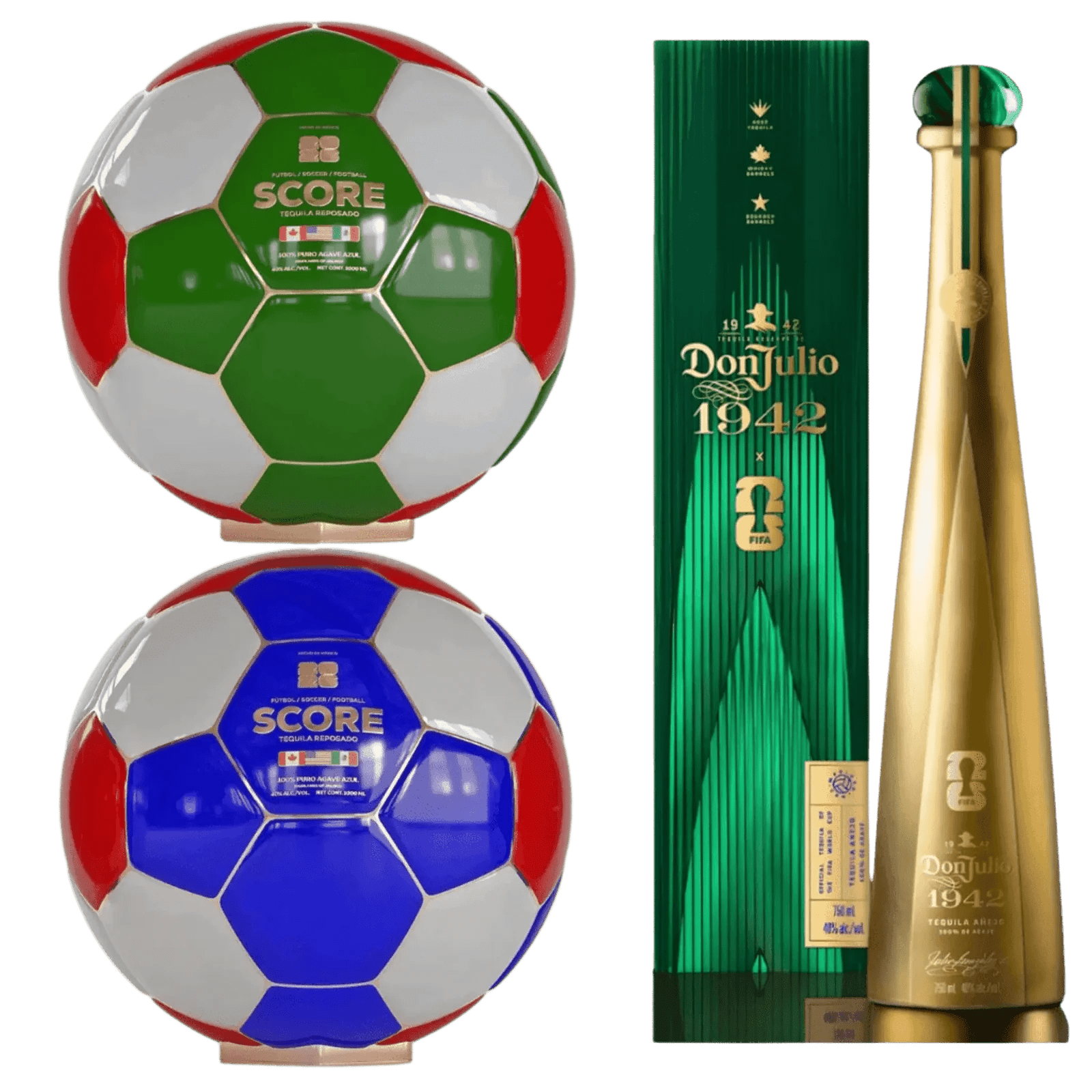 Score Tequila Reposado Don Julio 1942 Añejo FIFA World Cup 2026 Limited Edition Tequila (3x750mL) | Keg N Bottle