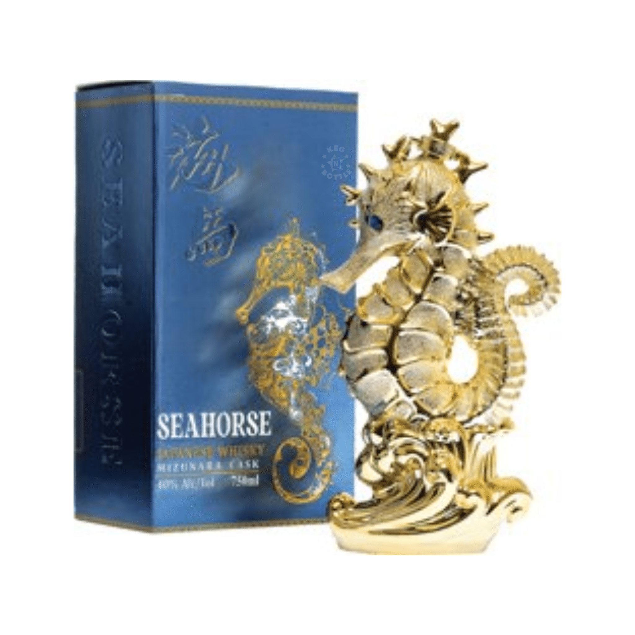 Seahorse Mizunara Cask Japanese Whisky (750 ml) - Keg N Bottle