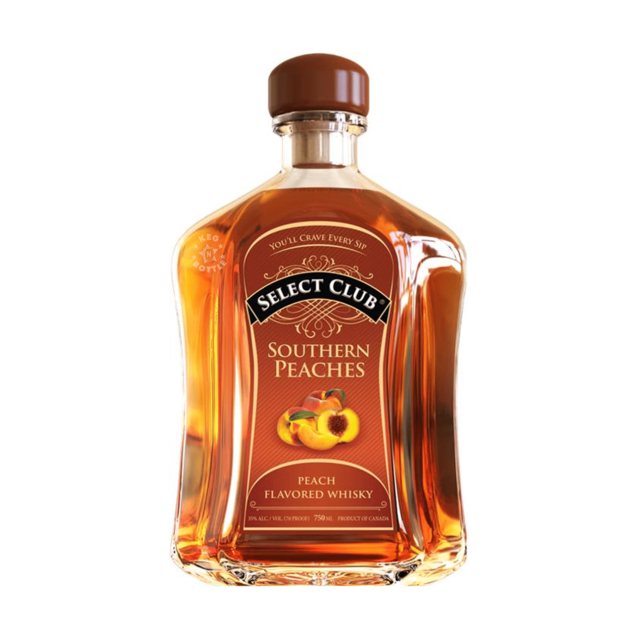 Select Club Southern Peaches Canadian Whisky (750 ml) - Keg N Bottle