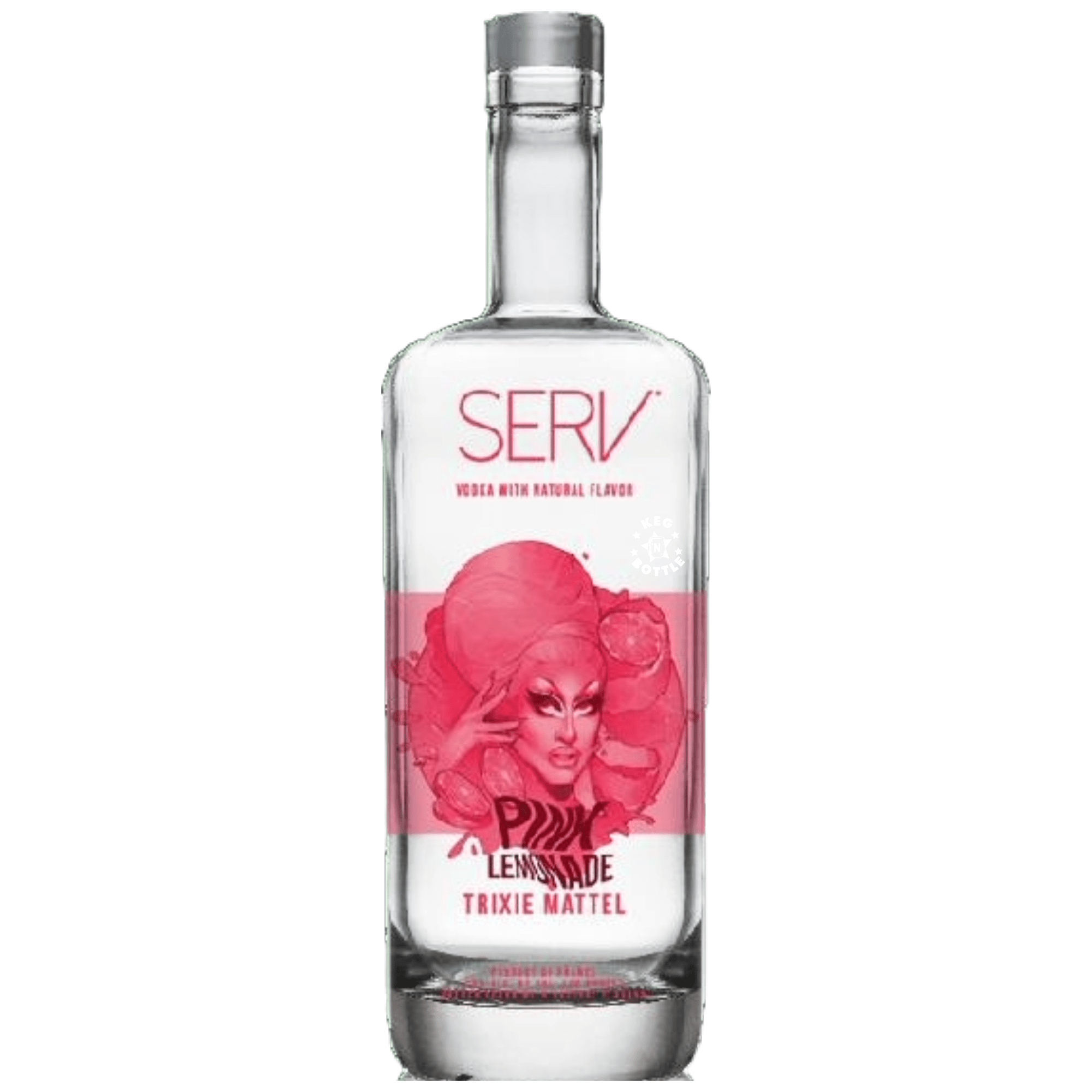 SERV Trixie Mattel Pink Lemonade Vodka (750 ml) | Keg N Bottle