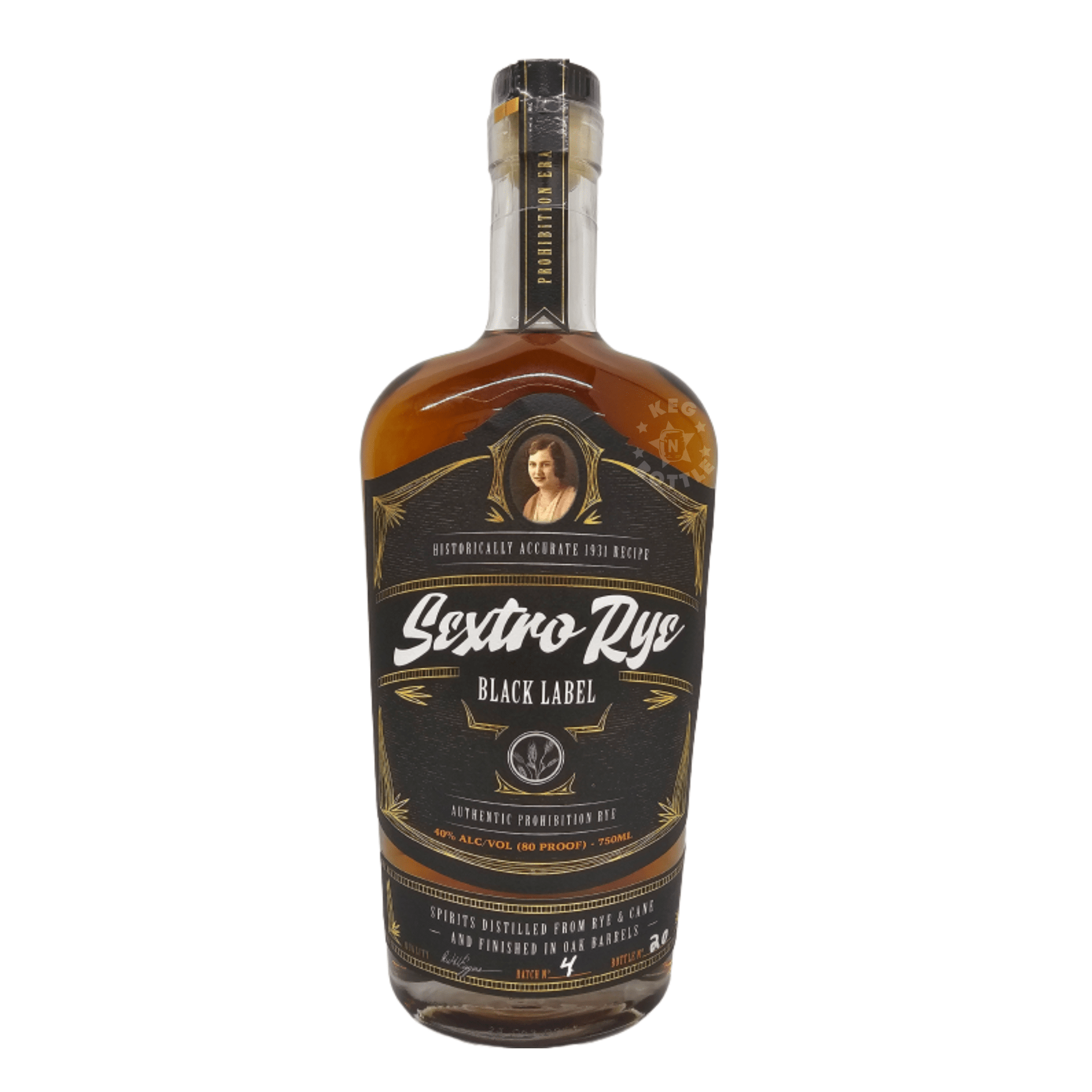 Sextro Black Label Rye (750 ml) | Keg N Bottle