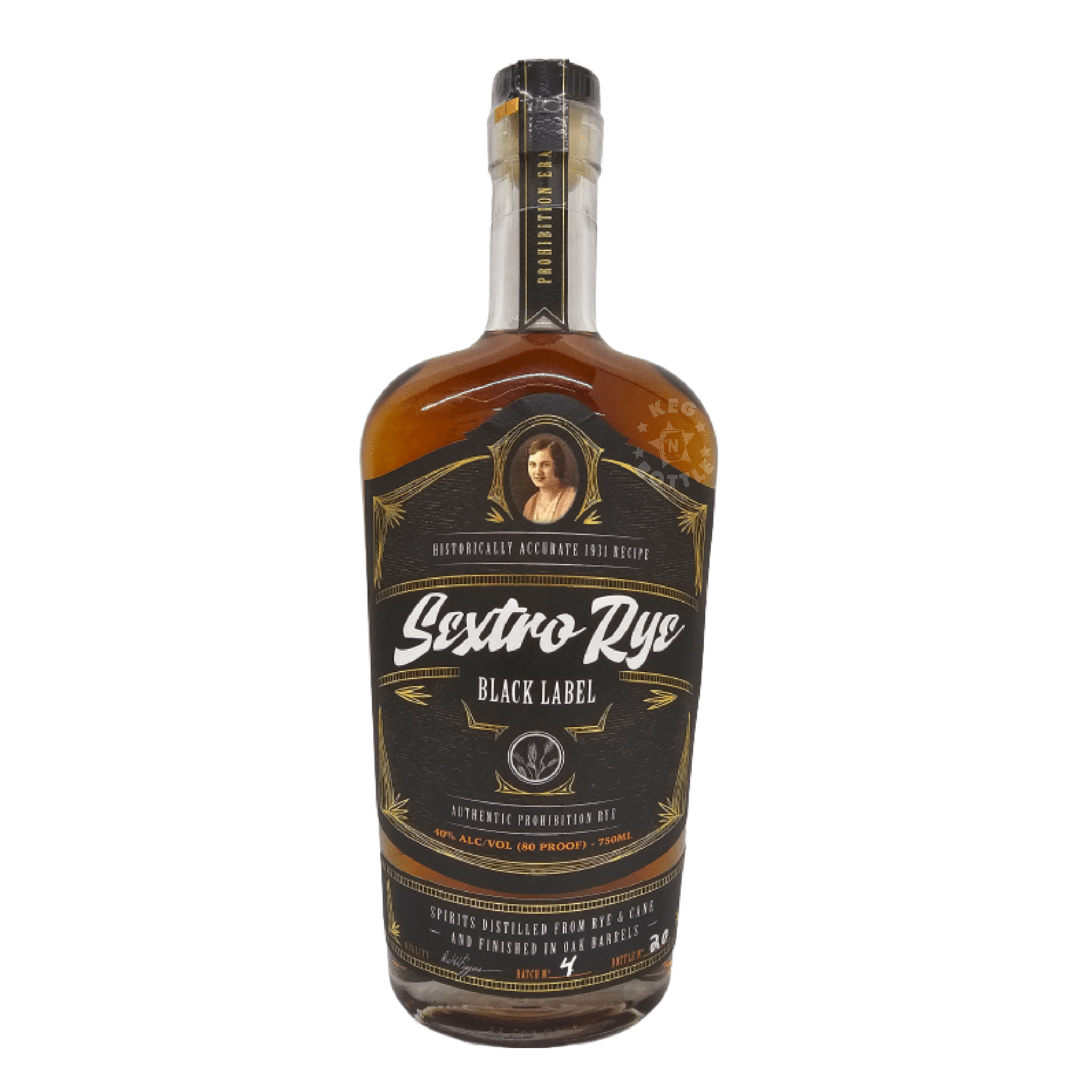 Sextro Black Label Rye (750 ml) - Keg N Bottle