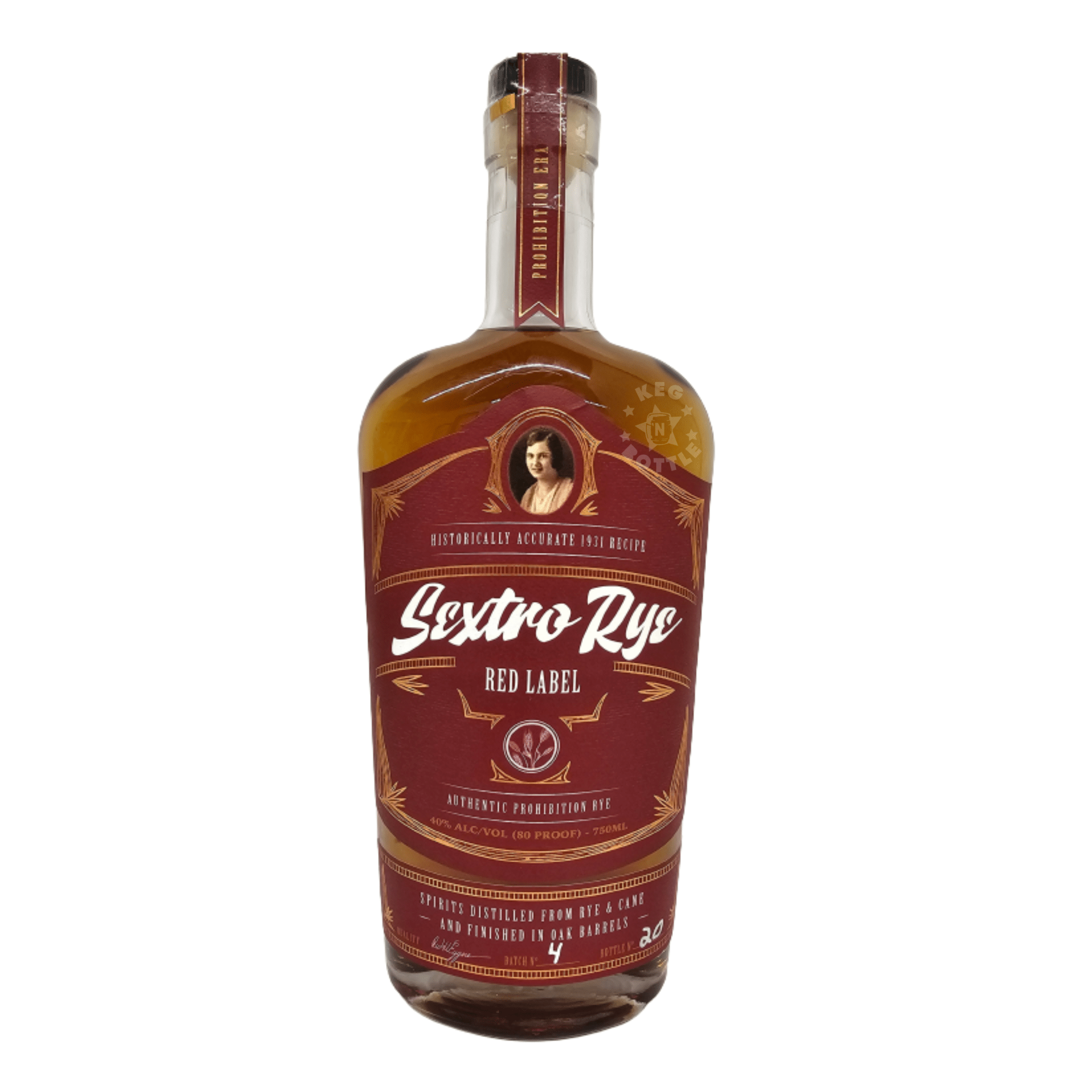 Sextro Red Label Rye (750 ml) - Keg N Bottle