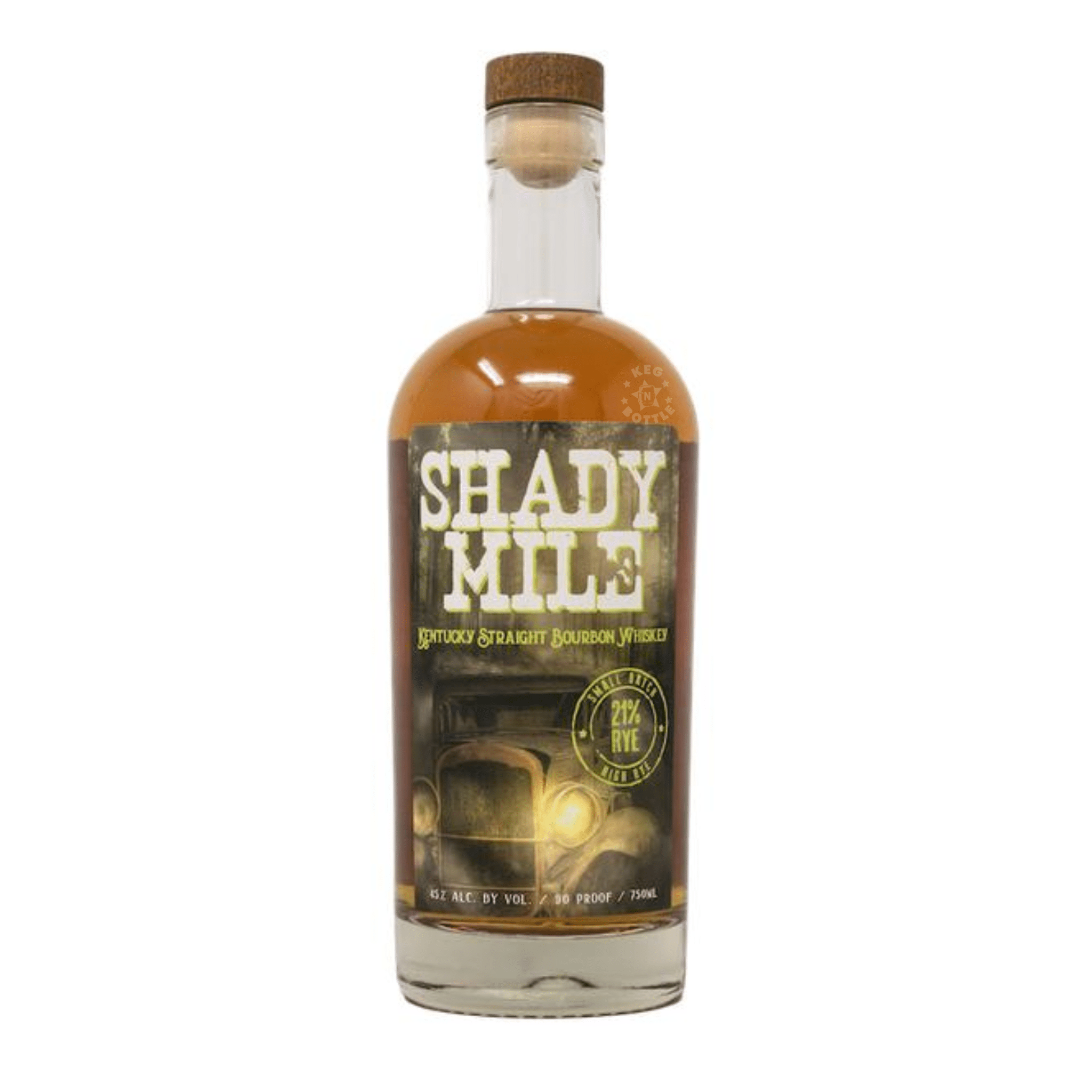 Shady Mile Kentucky Straight Bourbon Whiskey Small Batch Rye (750 ml) - Keg N Bottle