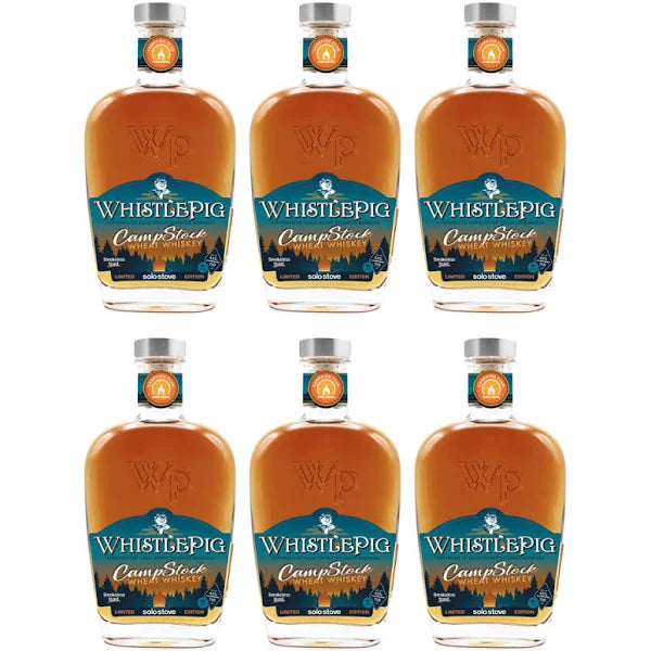 WhistlePig CampStock Toasted Barrel Wheat Whiskey (6x750 ml)