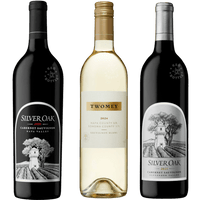 Silver Oak Cabernet & Twomey Sauvignon Blanc Trio Bundle (3x750ml)