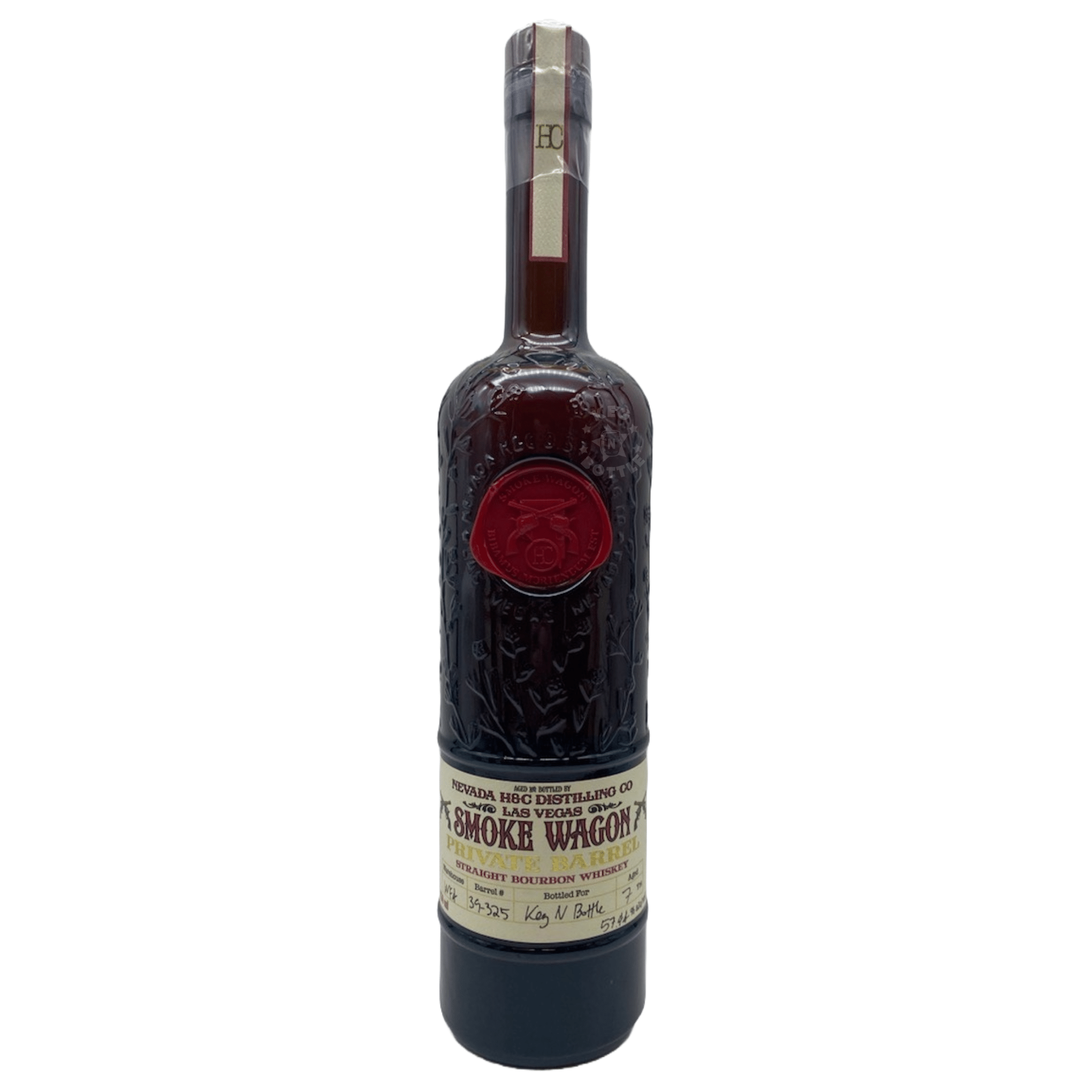 Smoke Wagon Keg N Bottle Private Barrel Straight Bourbon 7 Year (750ml) - Keg N Bottle
