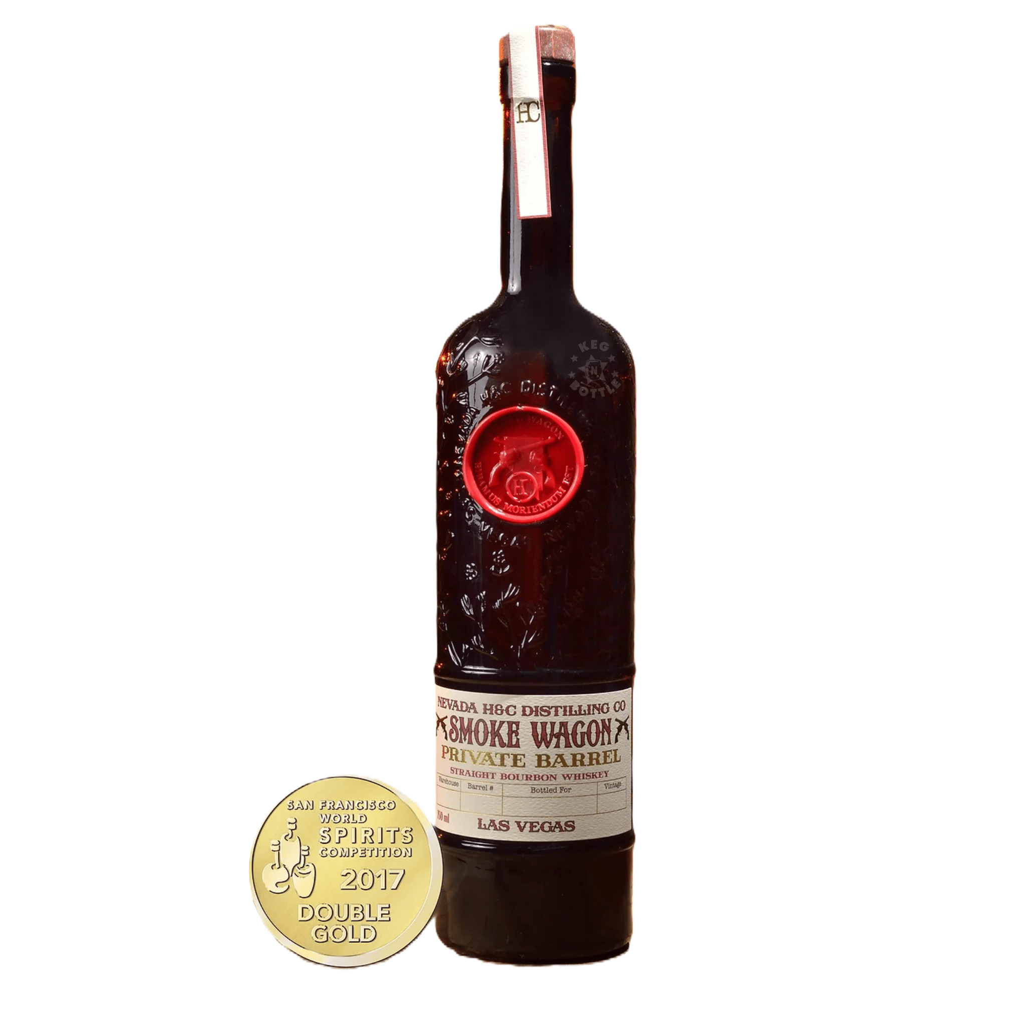 Smoke Wagon Private Barrel 7 Year Straight Bourbon Whiskey Batch #2 (750 mL) - Keg N Bottle