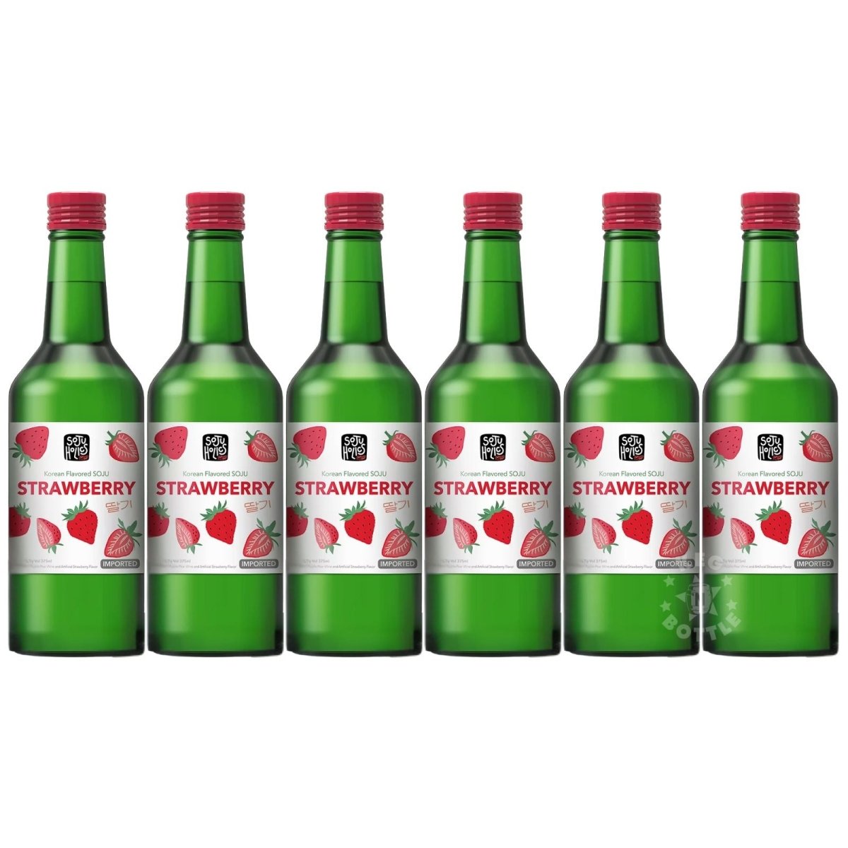 Soju Holics Strawberry Soju (6 Pack) | Keg N Bottle