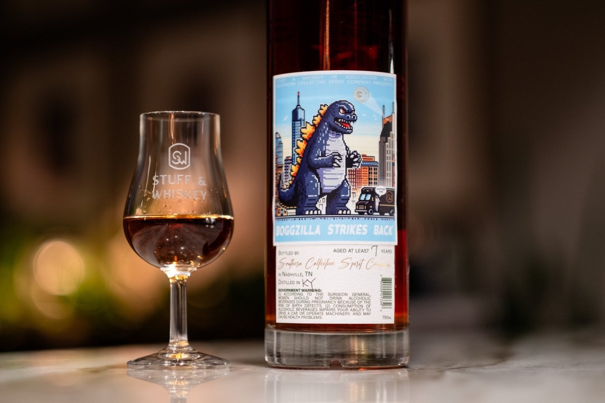 Southern Collective Spirit Company Single Barrel Rye (Boggzilla Strikes Back) - Stuff & Whiskey & Keg N Bottle Private Barrel Pick 750 ml | Keg N Bottle