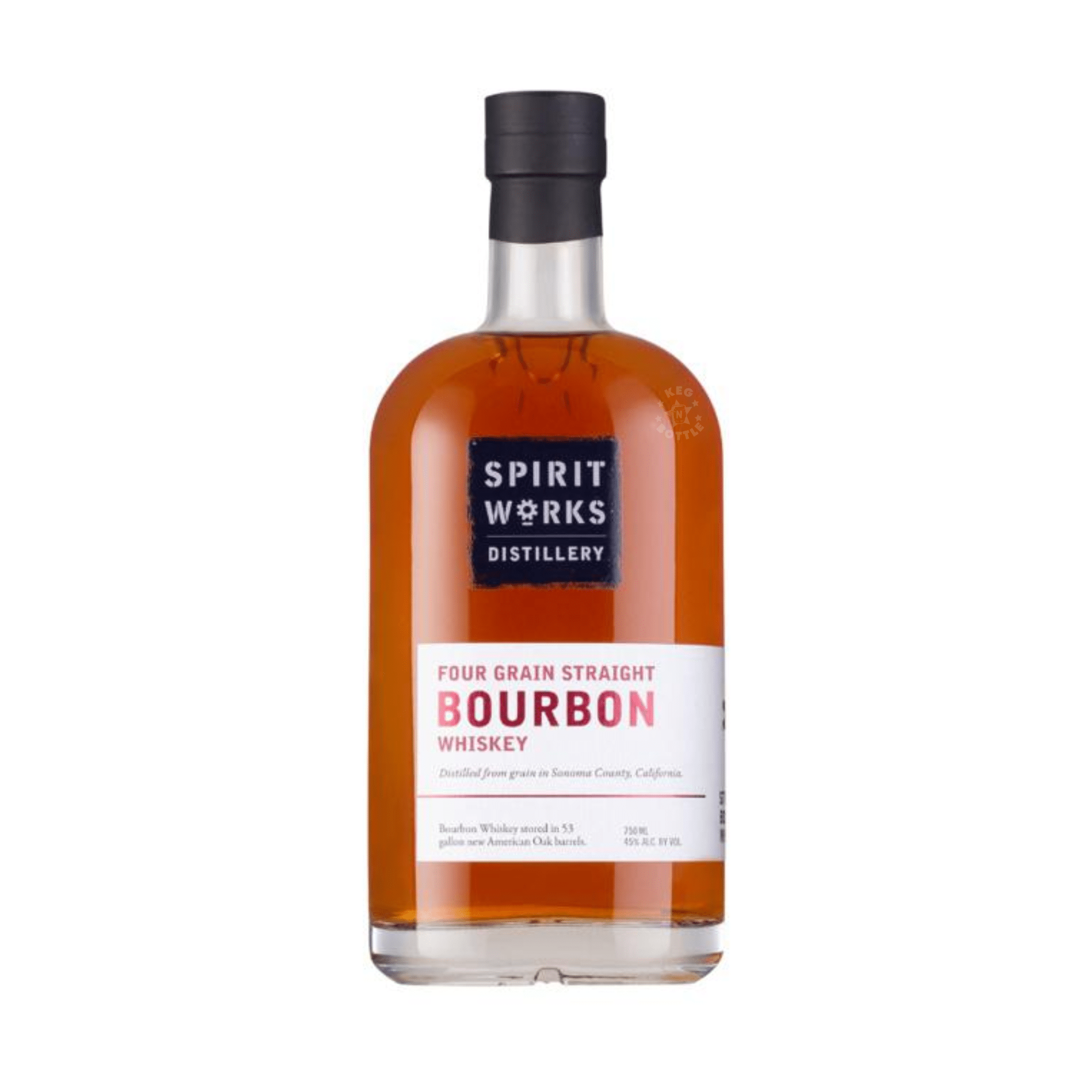 Spirit Works Four Grain Straight Bourbon Whiskey (750 ml) - Keg N Bottle