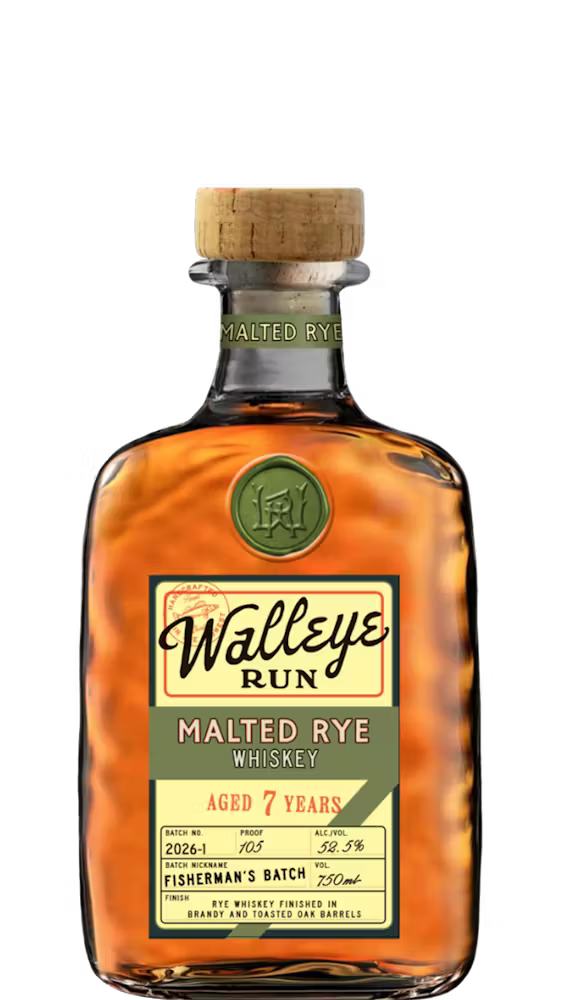 Walleye Malted Run Fisherman's Batch 7 Year Rye (750mL)