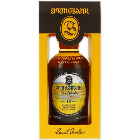 Springbank 10 Year Old Local Barley Single Malt Scotch Whiskey