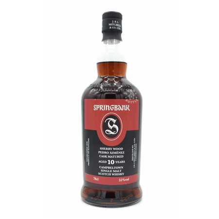 Springbank 10 Year Sherry Wood Single Malt Scotch (750 ml) | Keg N