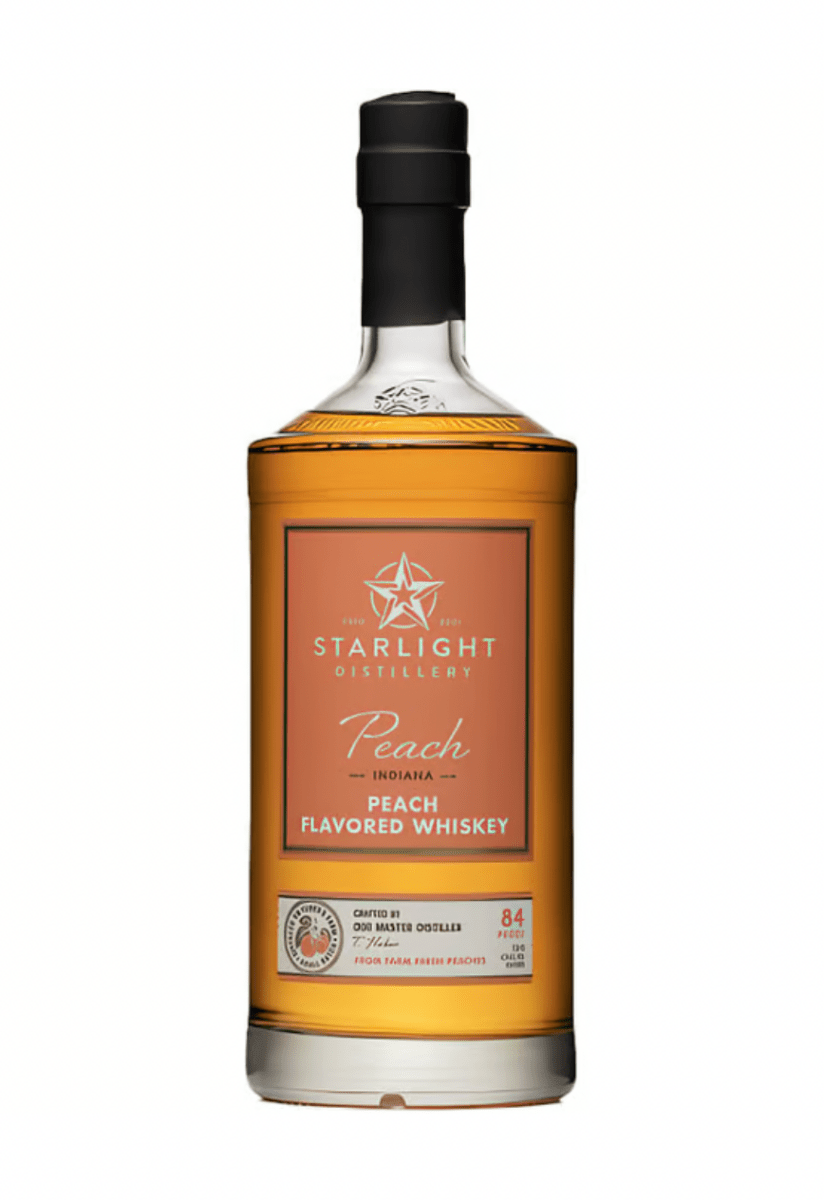 Starlight Peach Flavored Whiskey (750mL) | Keg N Bottle