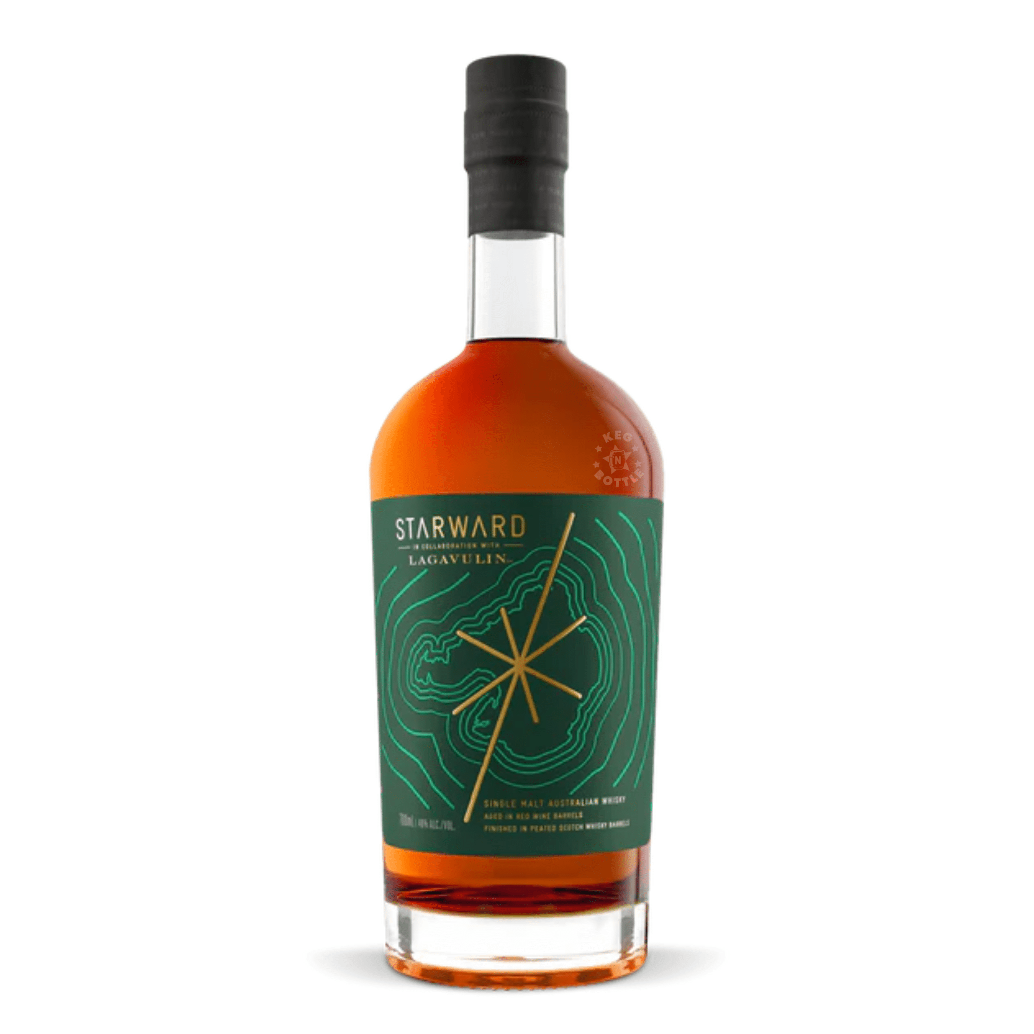 Starward x Lagavulin Islay Single Malt Scotch Whisky (700 ml) - Keg N Bottle