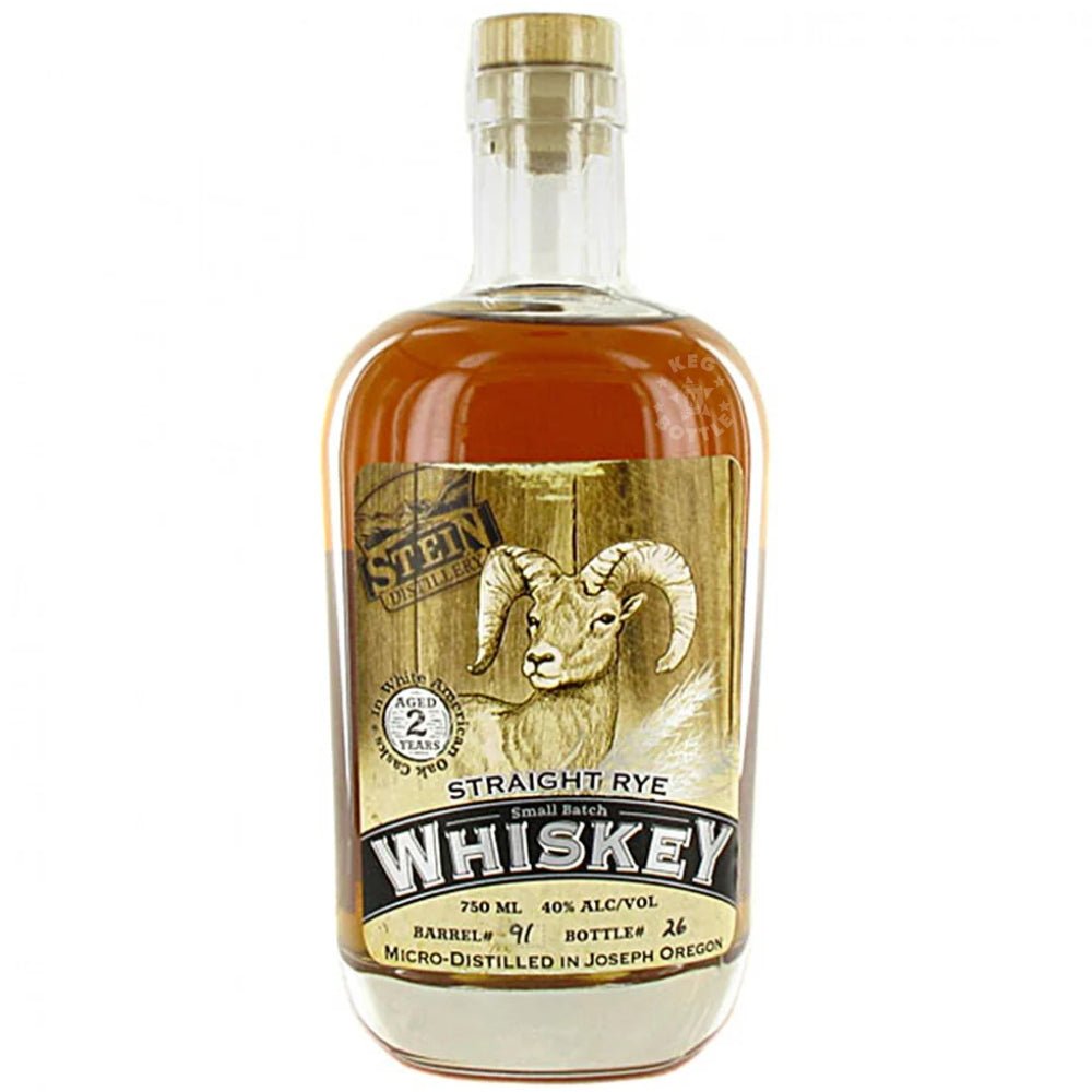 Stein Distillery Straight Rye Whiskey bottle 750 ml
