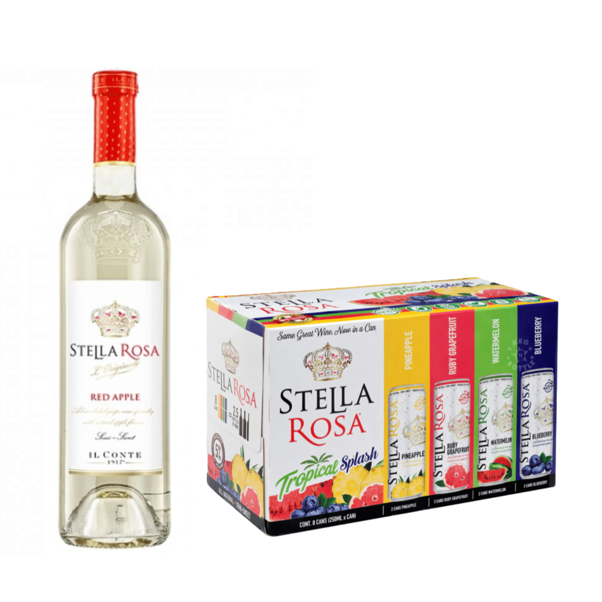 Stella Rosa Red Apple & Tropical Splash Combo Pack - Keg N Bottle