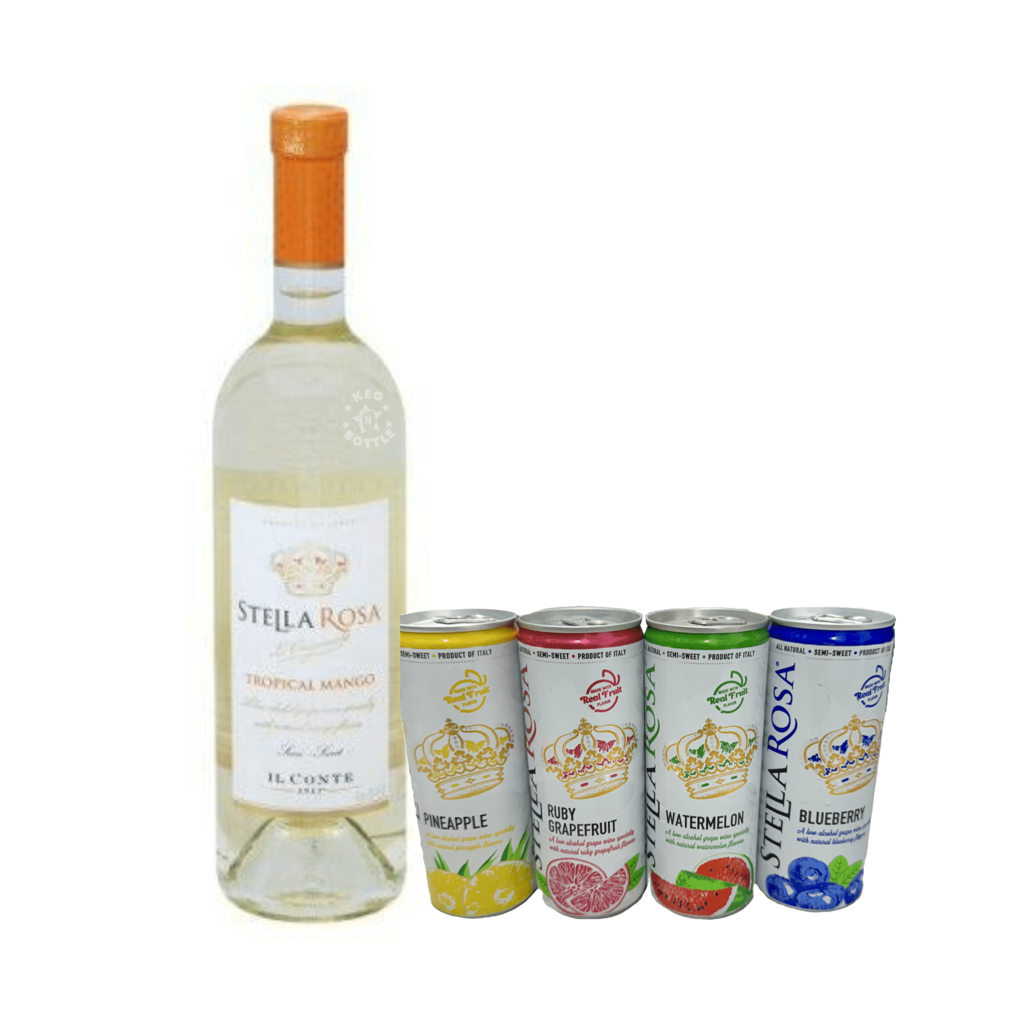 Stella Rosa Tropical Mango & 4 Pack Stella Rosa Tropical Splash Combo Pack - Keg N Bottle