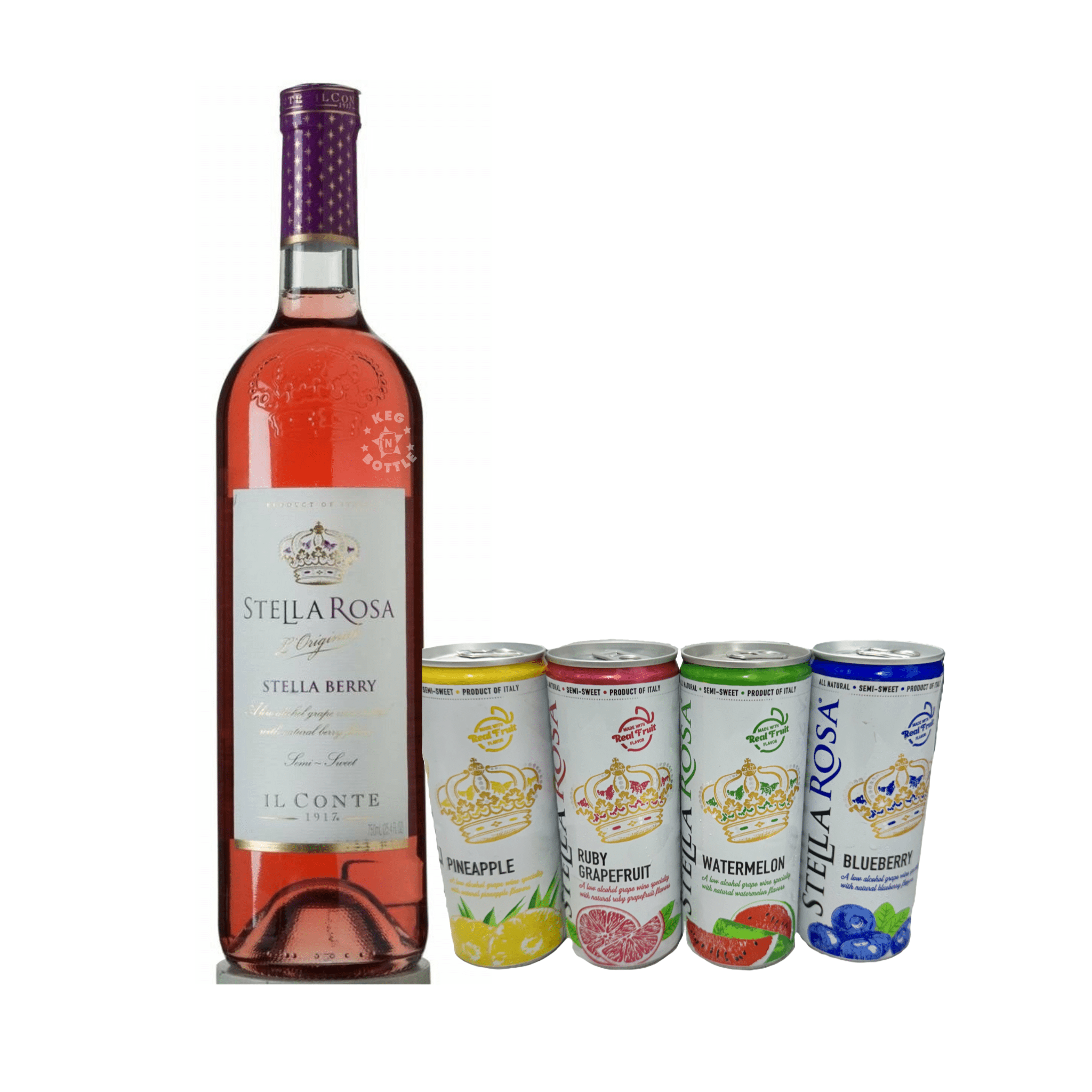 Stella Rose Stella Berry & 4 Pack Stella Rosa Tropical Splash Combo Pack - Keg N Bottle