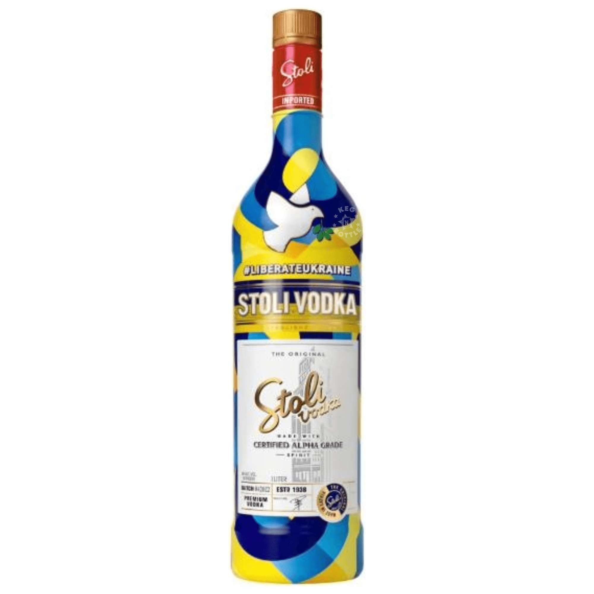Stoli Ukraine Limited Edition Vodka (1 L) | Keg N Bottle