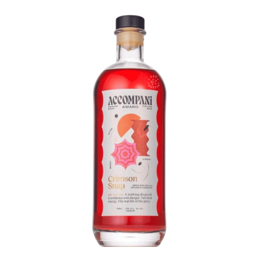 Straightaway Accompani Amaro Crimson Snap (750 ml) - Keg N Bottle