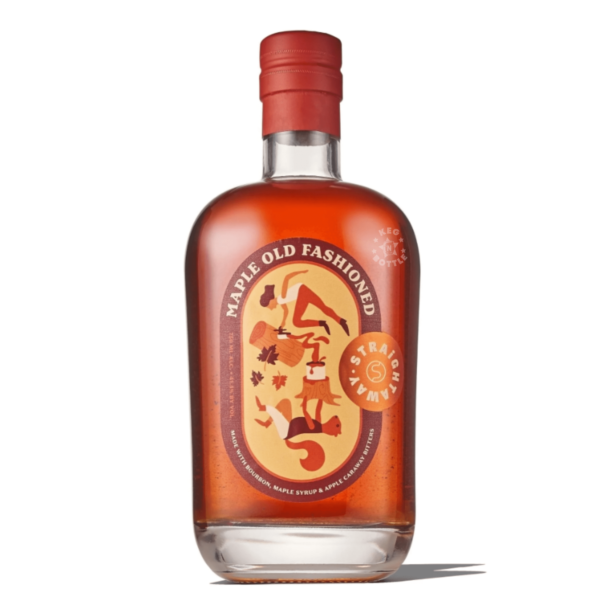 Straightaway Maple Old Fashioned Cocktail (750 ml) | Keg N Bottle