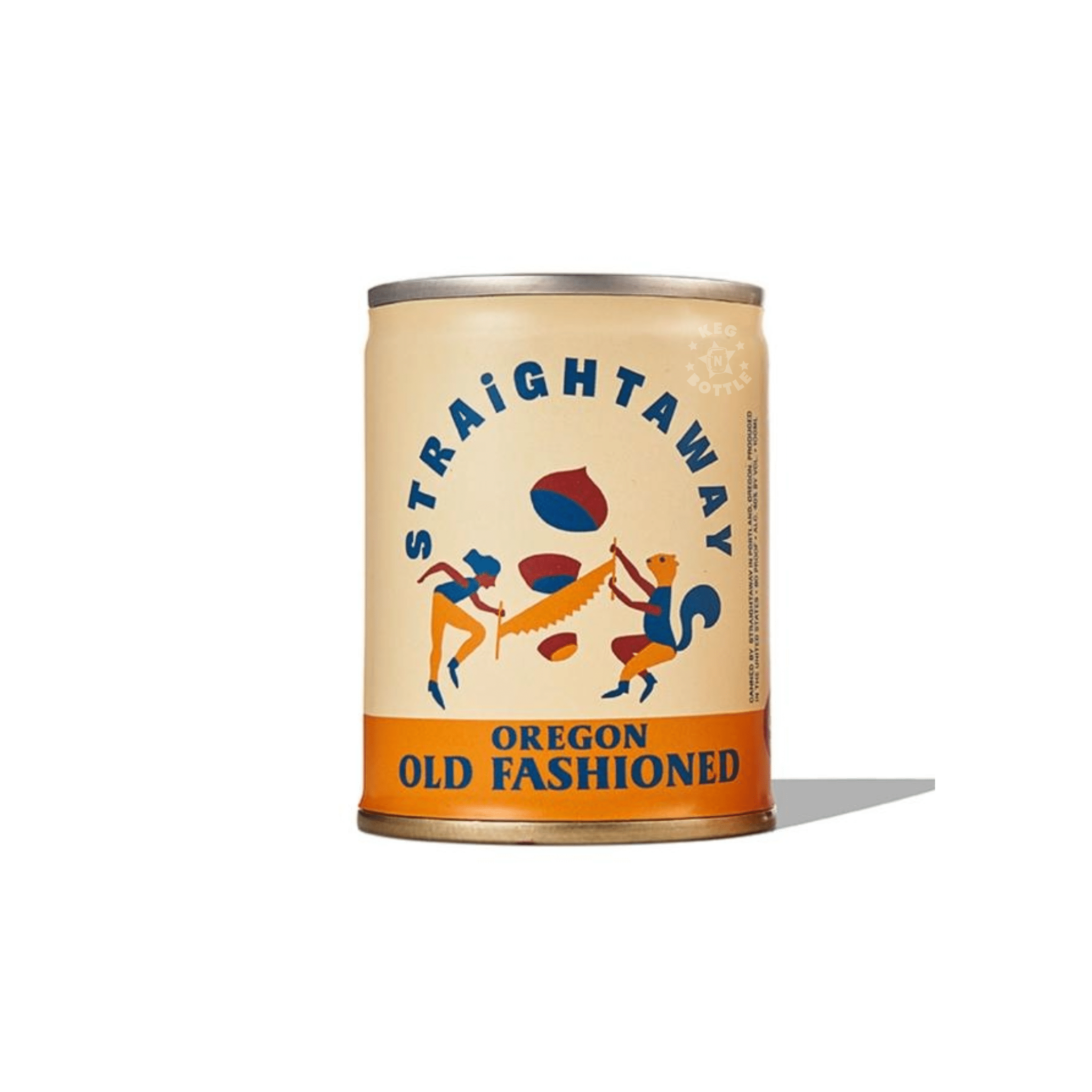 Straightaway Oregon Old Fashioned Single Can (100 ml) | Keg N Bottle