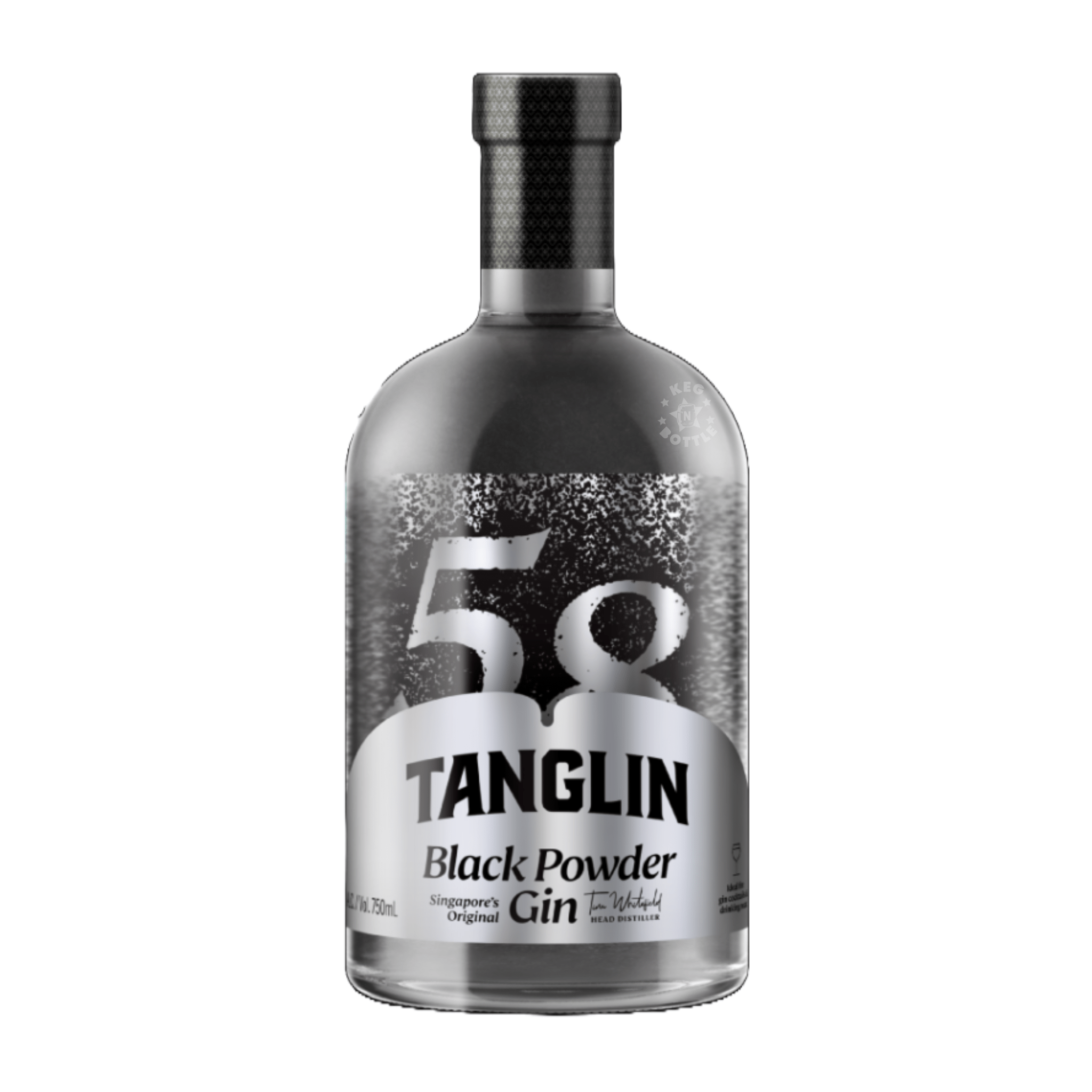 Tanglin Black Powder Gin (750 ml) - Keg N Bottle