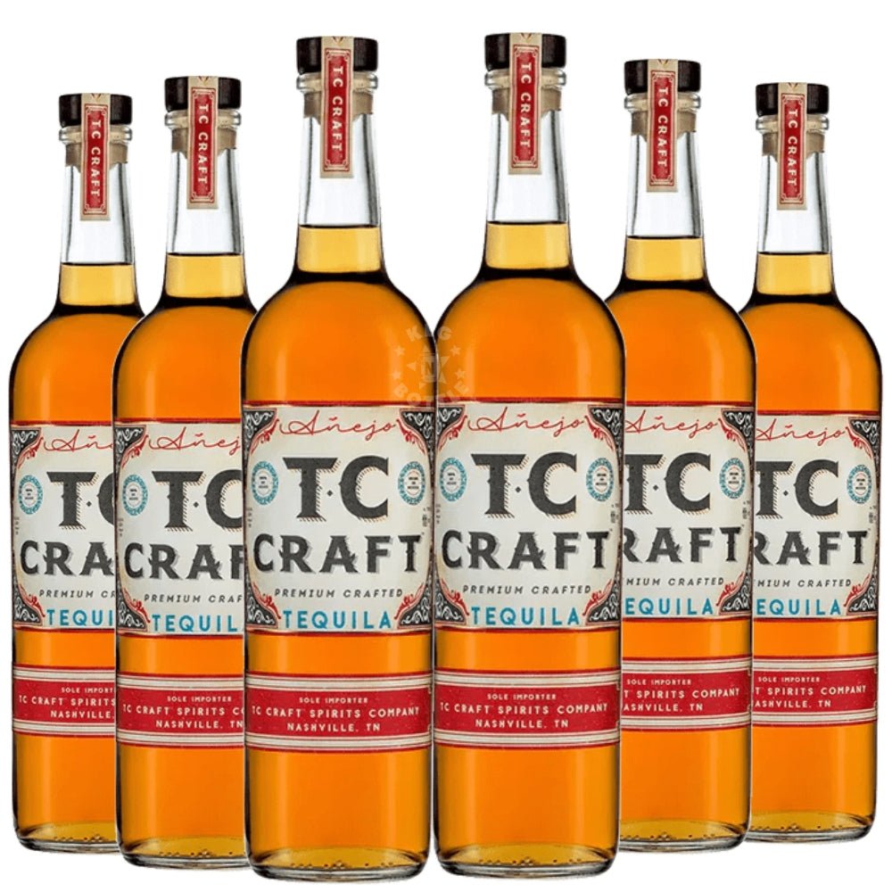 TC CRAFT Añejo Tequila - 6 Pack (750 ml) | Keg N Bottle