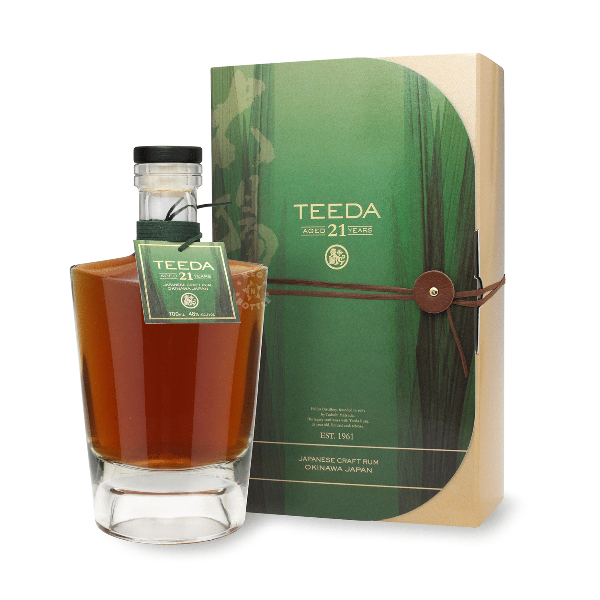 Teeda 21 Year Japanese Craft Rum (750 ml) - Keg N Bottle