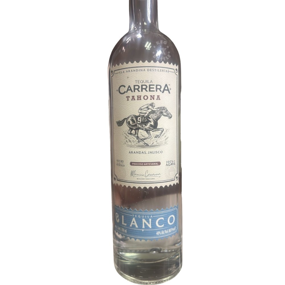 Tequila Carrera Tahona Blanco 750 ml bottle from Arandas, Jalisco