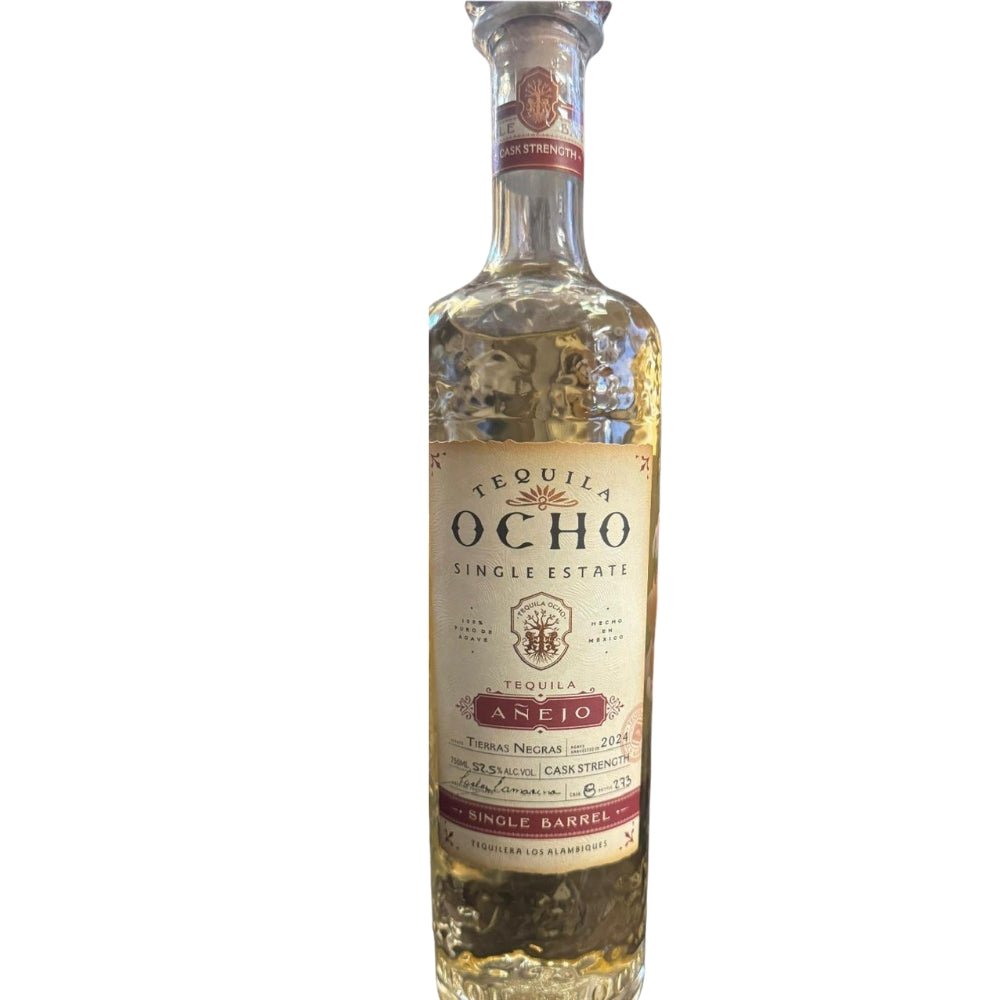 Tequila Ocho Single Estate Añejo Single Barrel Cask Strength 2024 Tierras Negras 750 ml bottle”