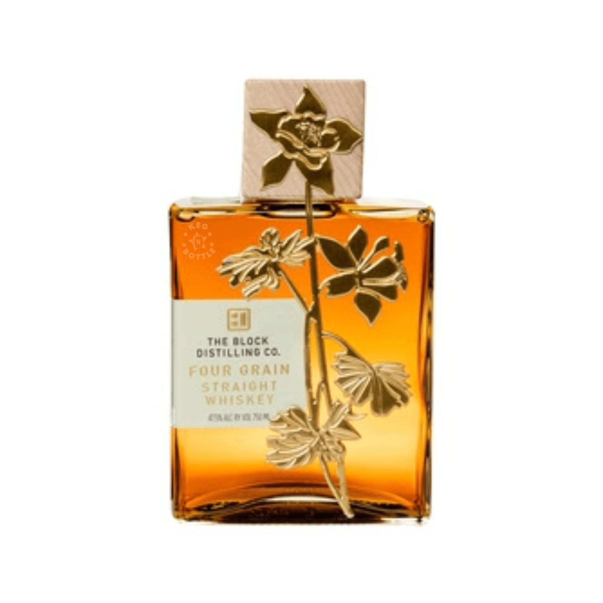 The Block Distilling Co. Four Grain Straight Whiskey (750 ml) - Keg N Bottle