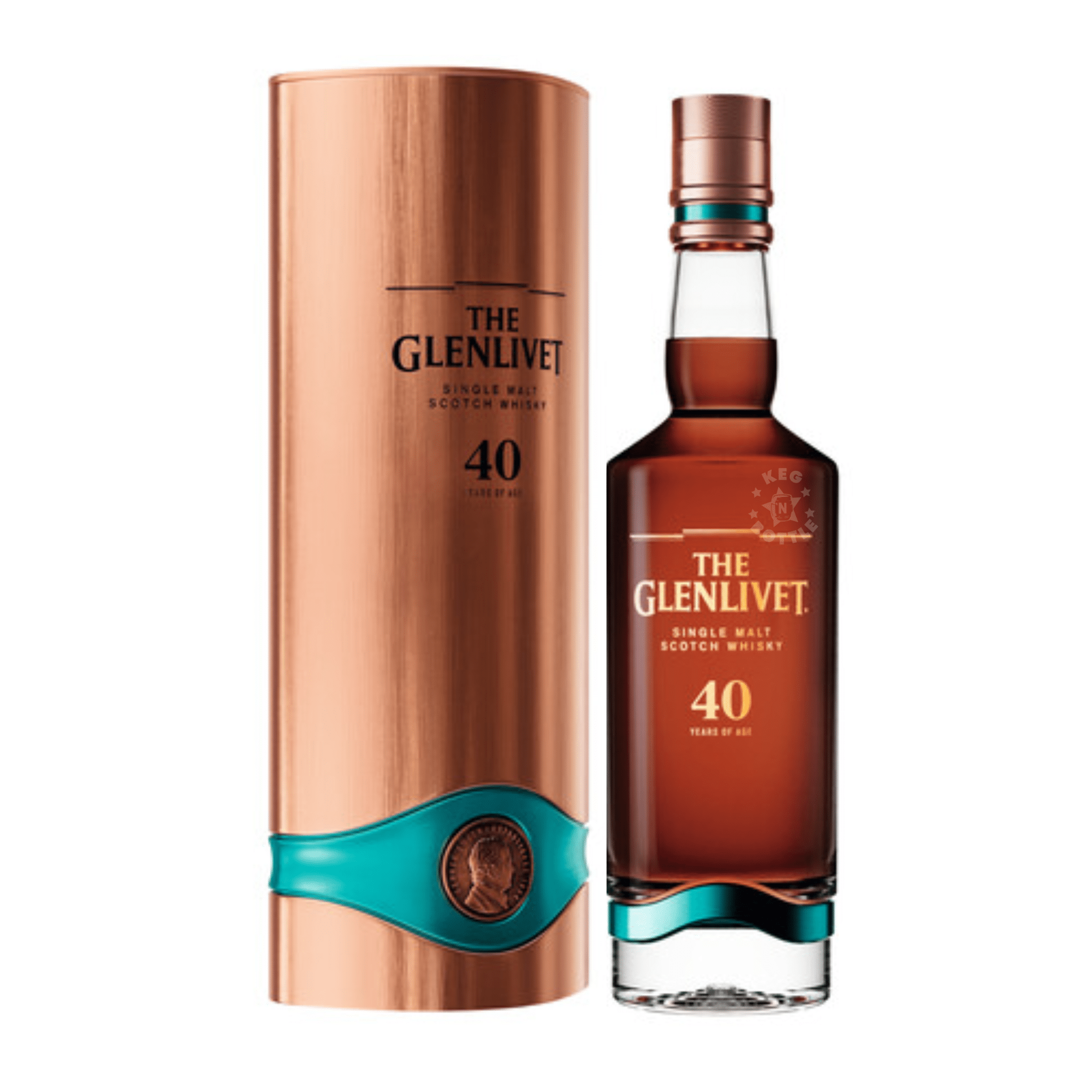 The Glenlivet 40 Year Single Malt Scotch Whisky (750 ml) - Keg N Bottle