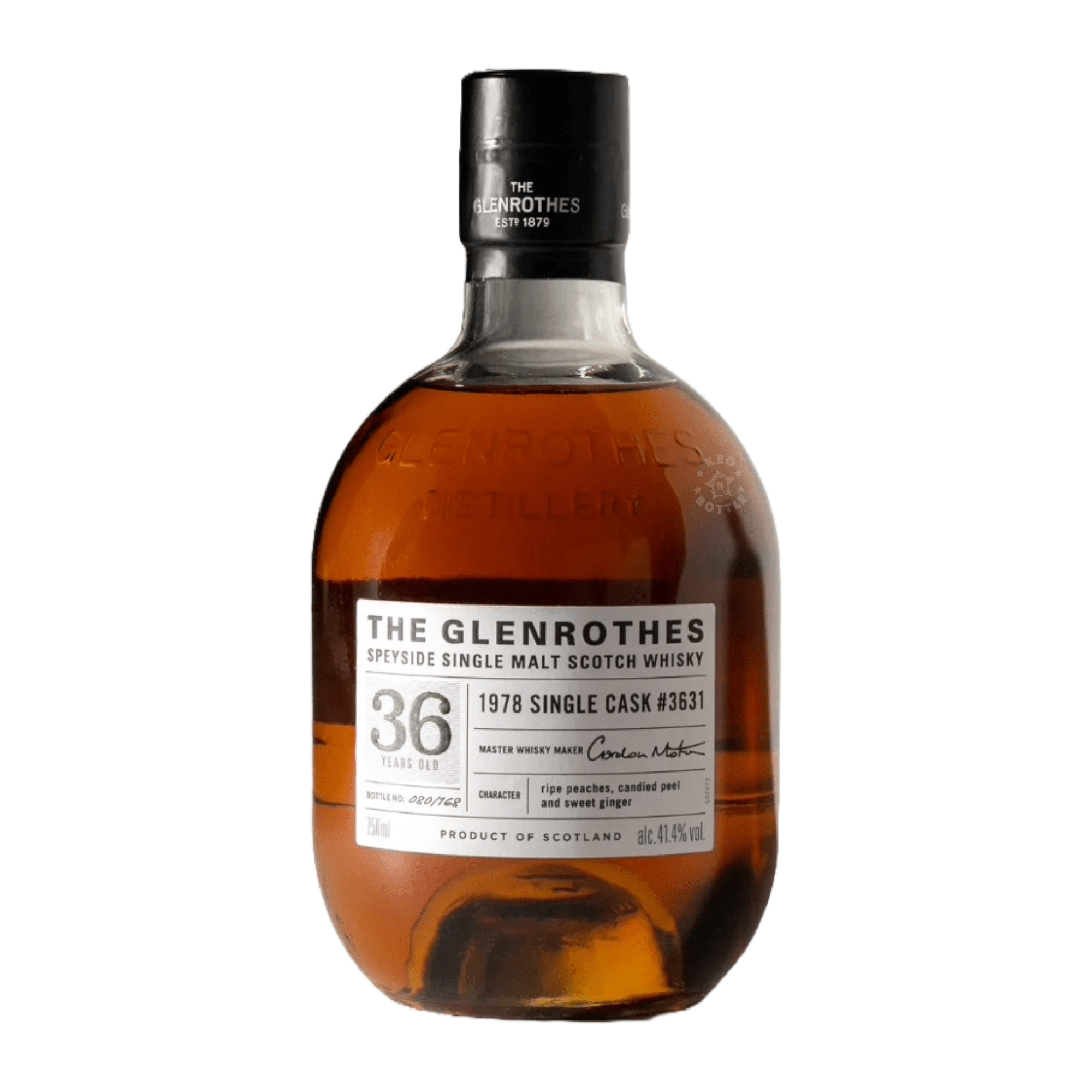 The Glenrothes 1978 Single Cask #3631 36 Year Scotch (750 ml) | Keg N Bottle