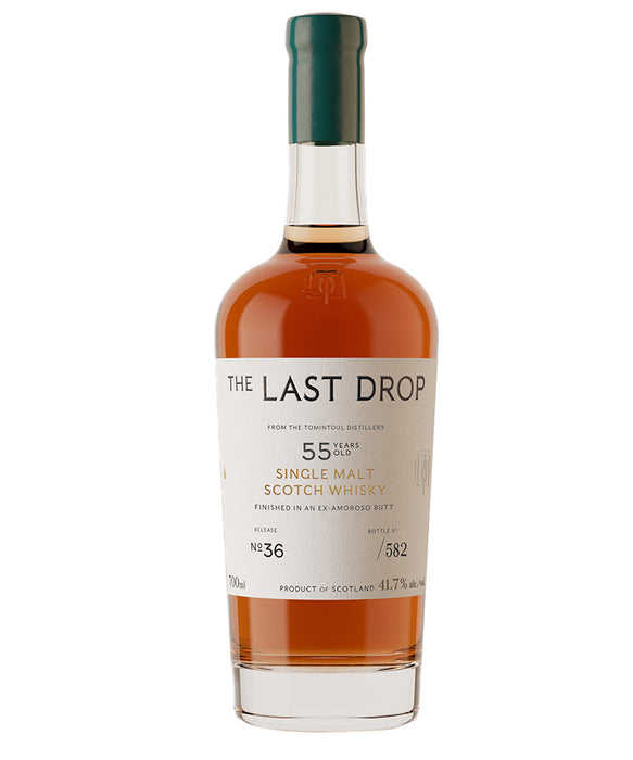 The Last Drop 55 Year Tomintoul Single Malt Scotch Whiskey (700mL)